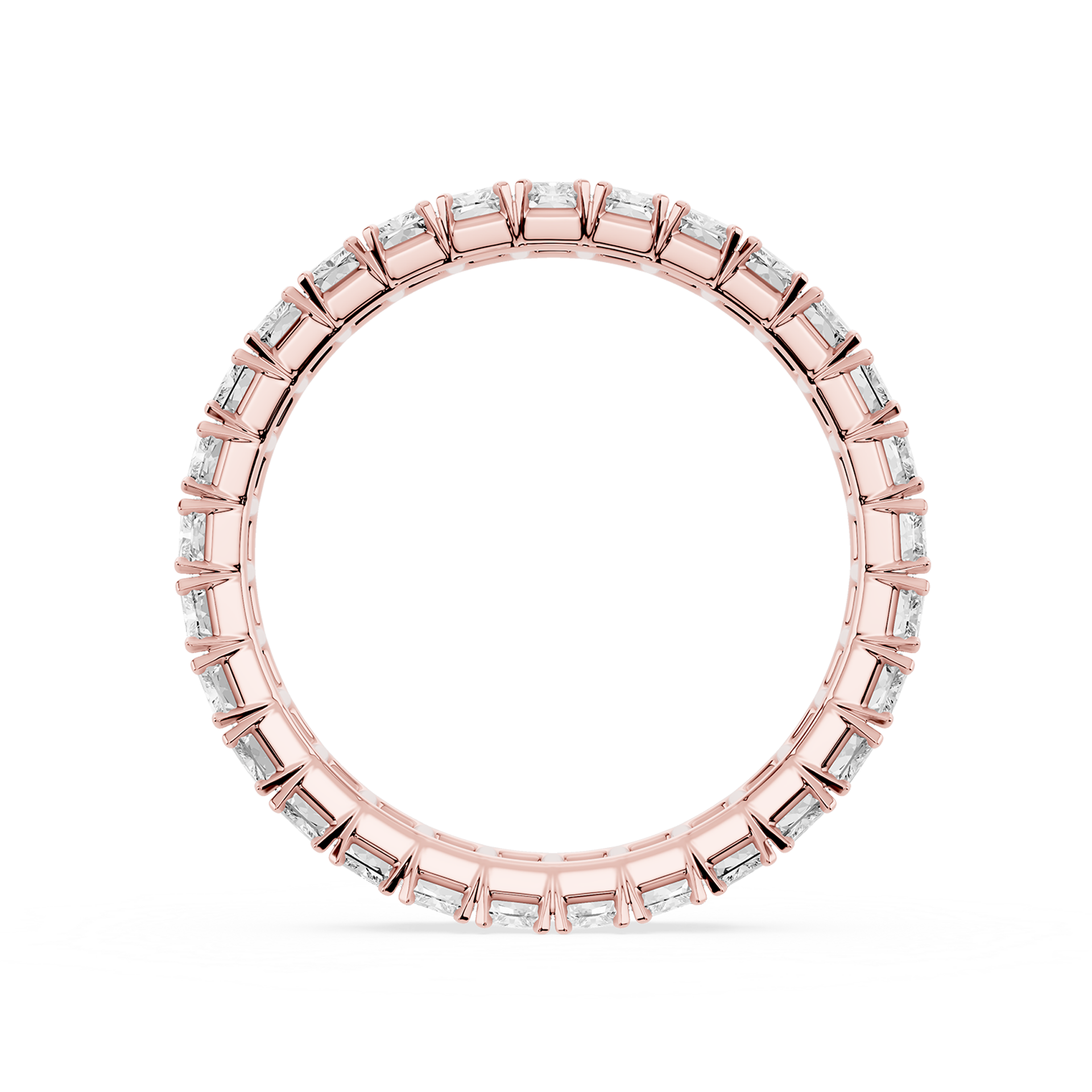Lovea Morgan Eternity Ring Radiantschliff – Roségold