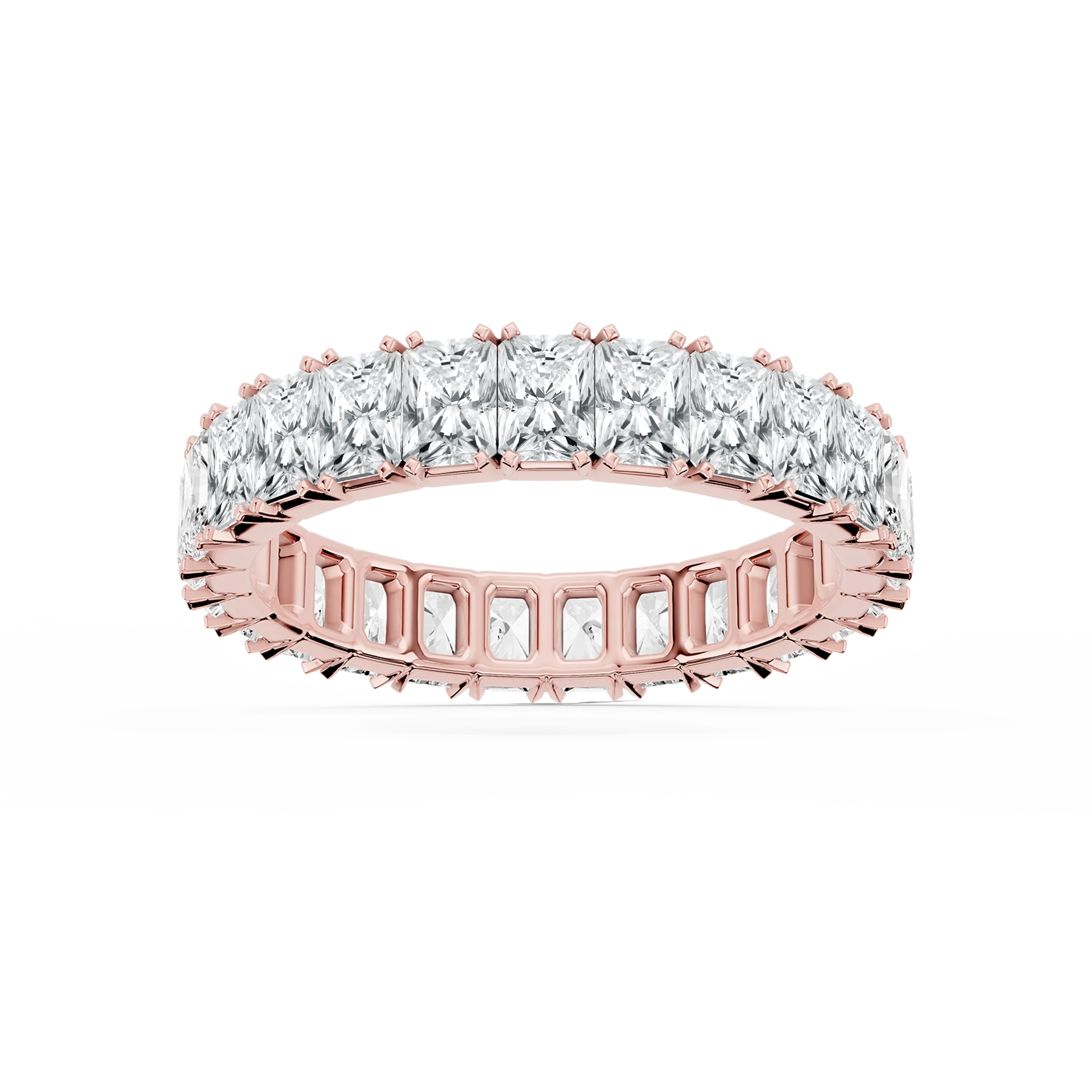 Lovea Morgan Eternity Ring Radiantschliff – Roségold