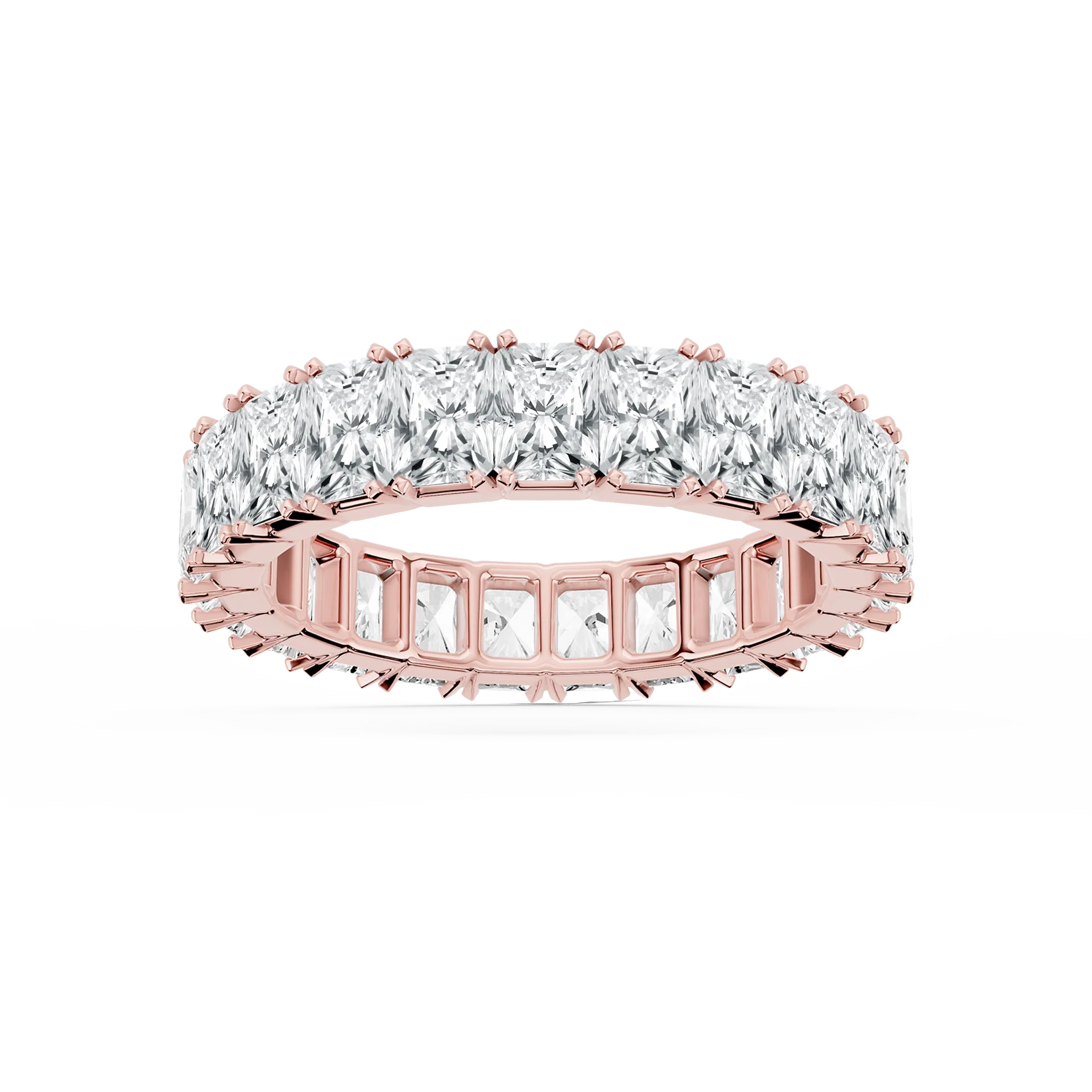 Lovea Morgan Eternity Ring Radiantschliff – Roségold