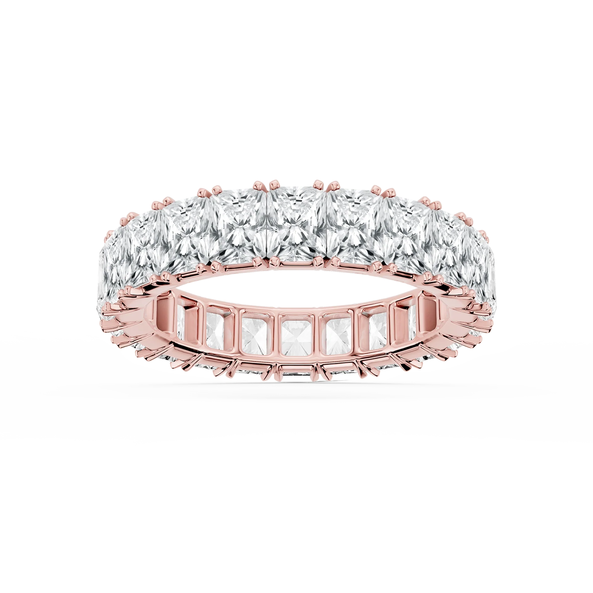 Lovea Morgan Eternity Ring Radiantschliff – Roségold