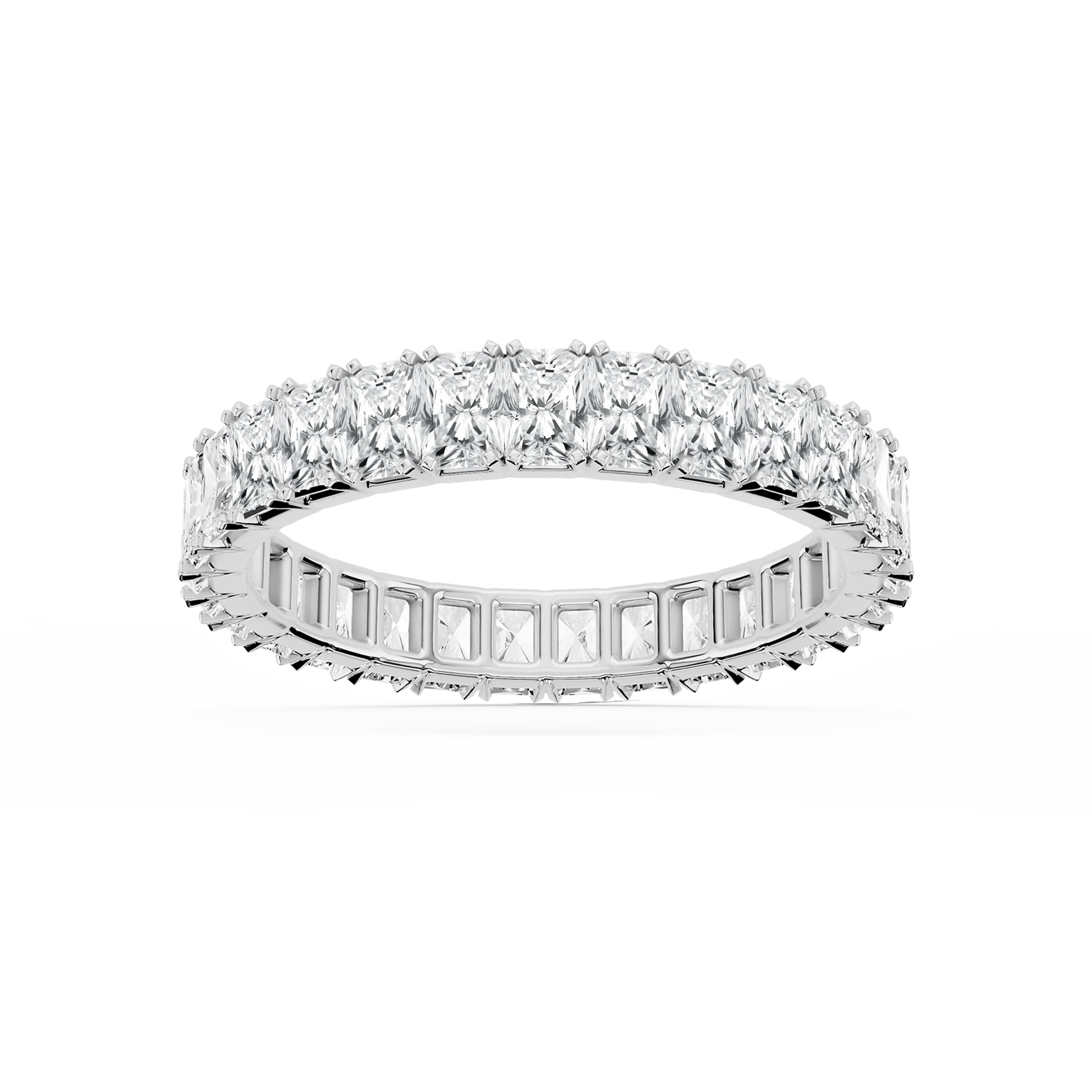 Lovea Morgan Eternity Ring Radiantschliff – Weißgold