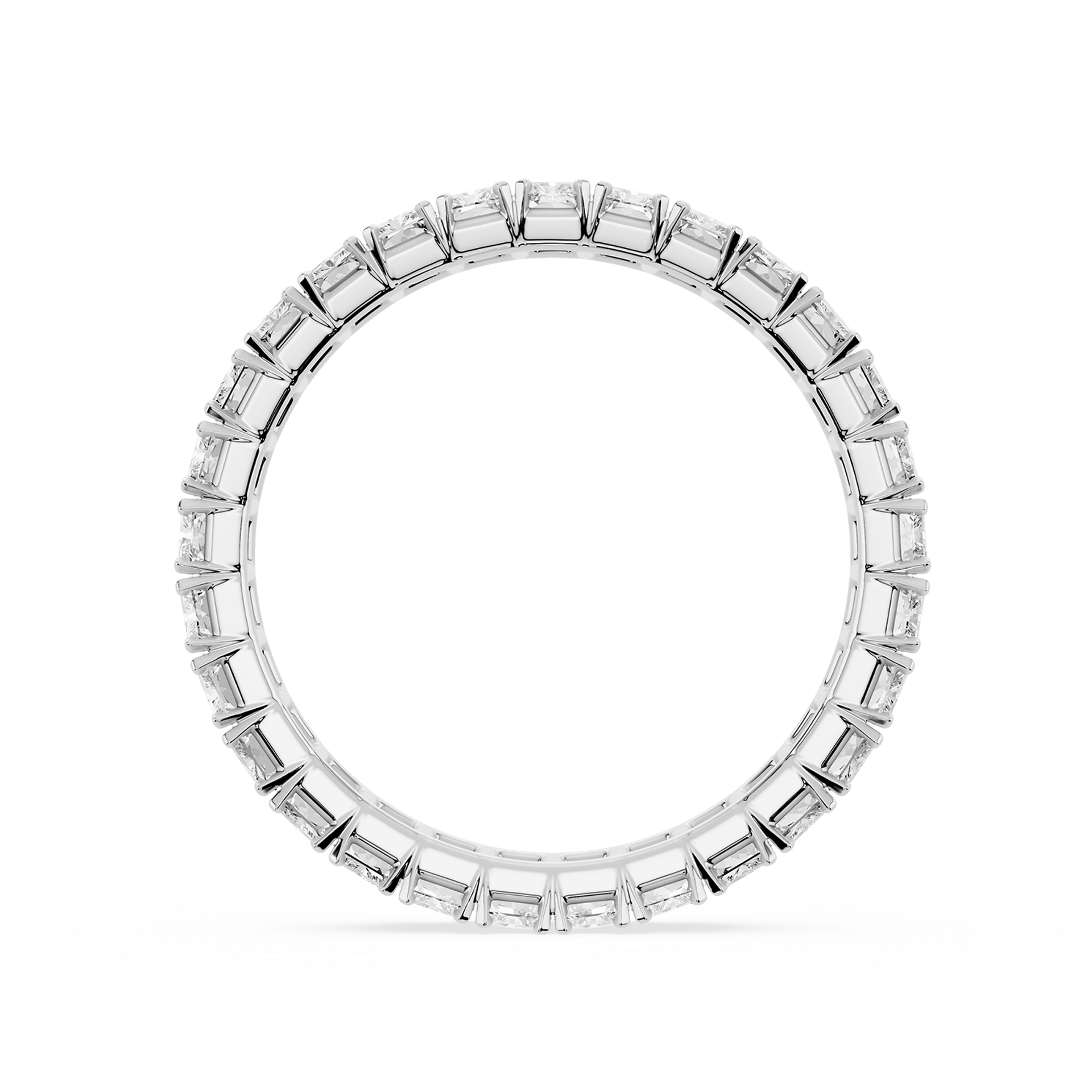 Lovea Morgan Eternity Ring Radiantschliff – Weißgold