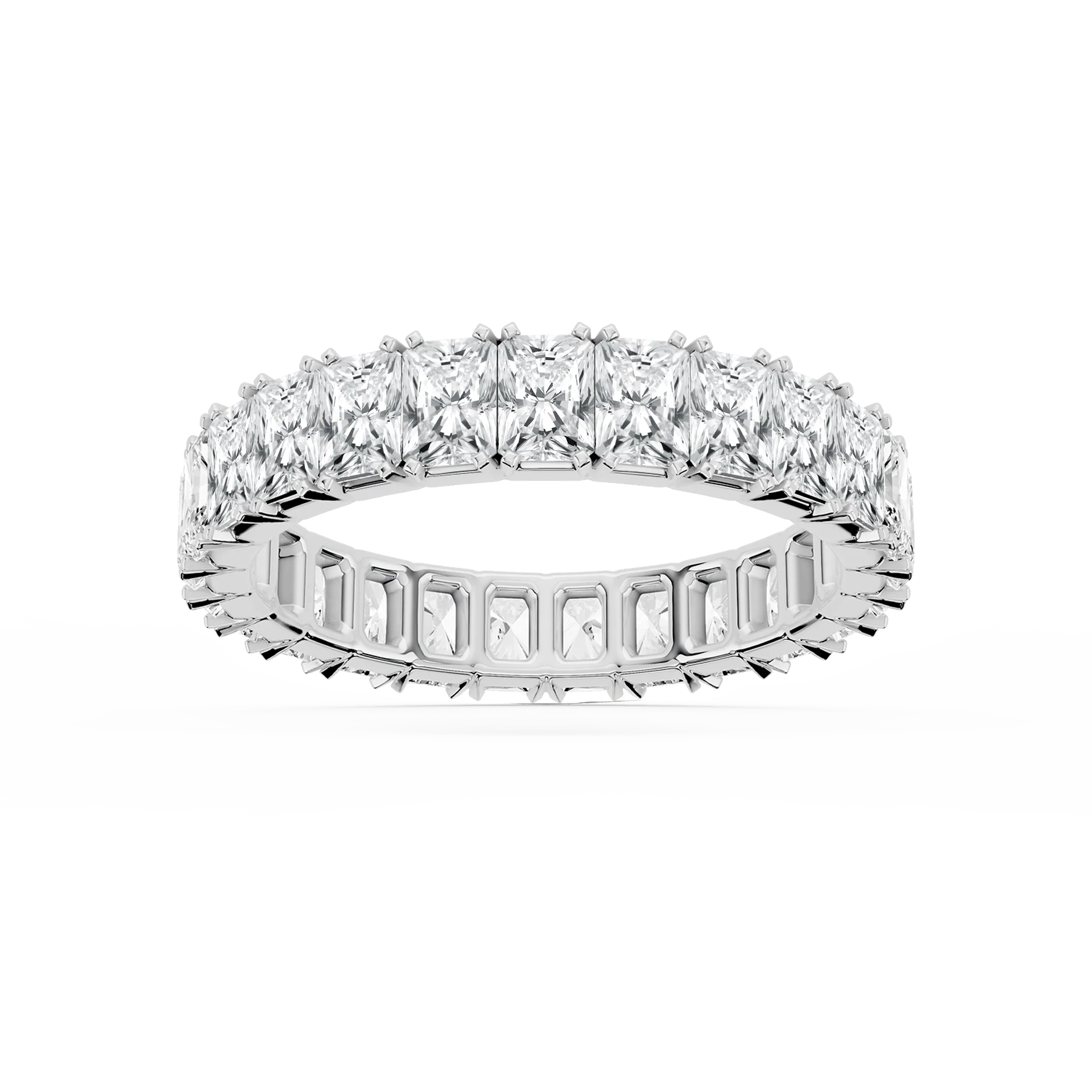 Lovea Morgan Eternity Ring Radiantschliff – Weißgold