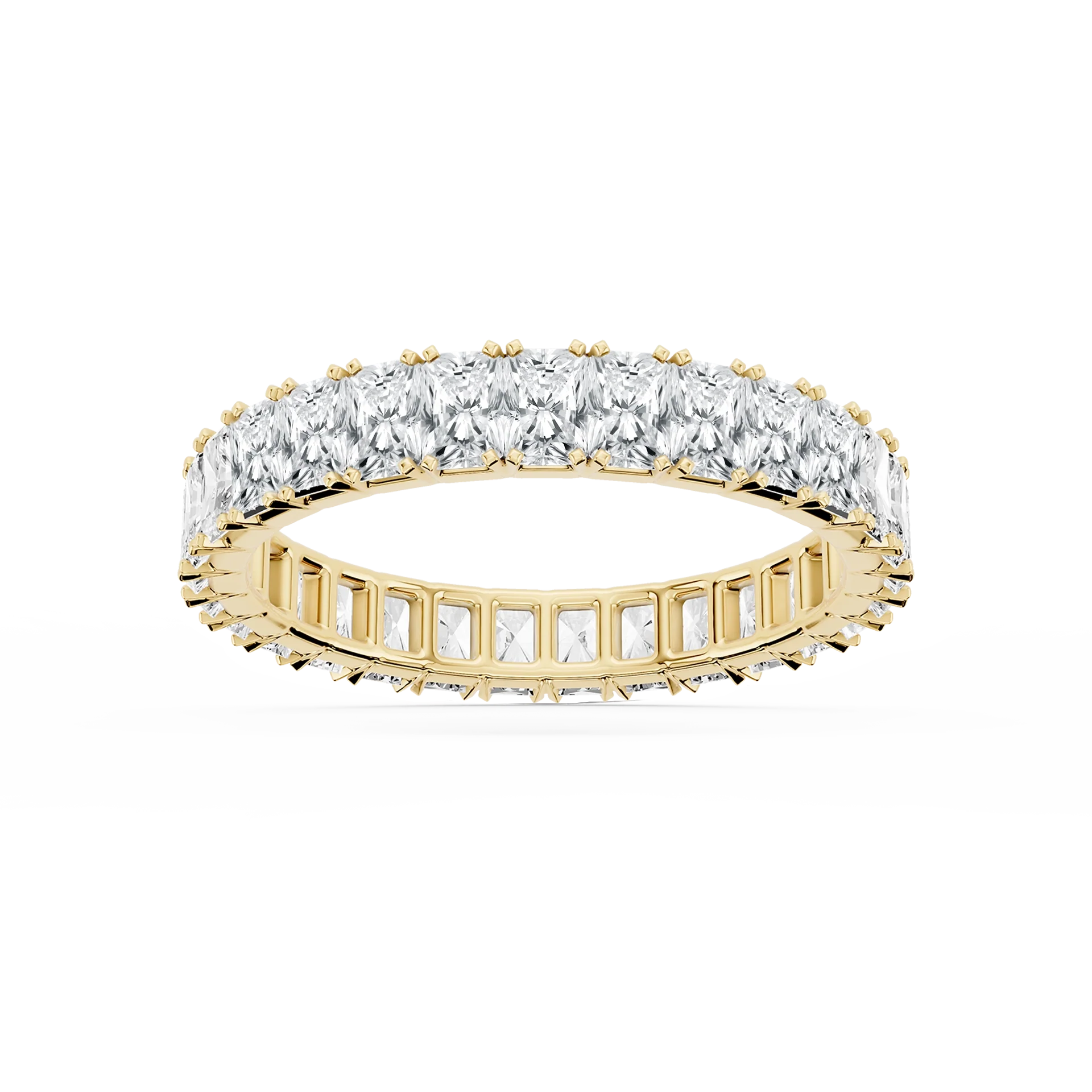 Lovea Morgan Eternity Ring Radiantschliff – Gelbgold