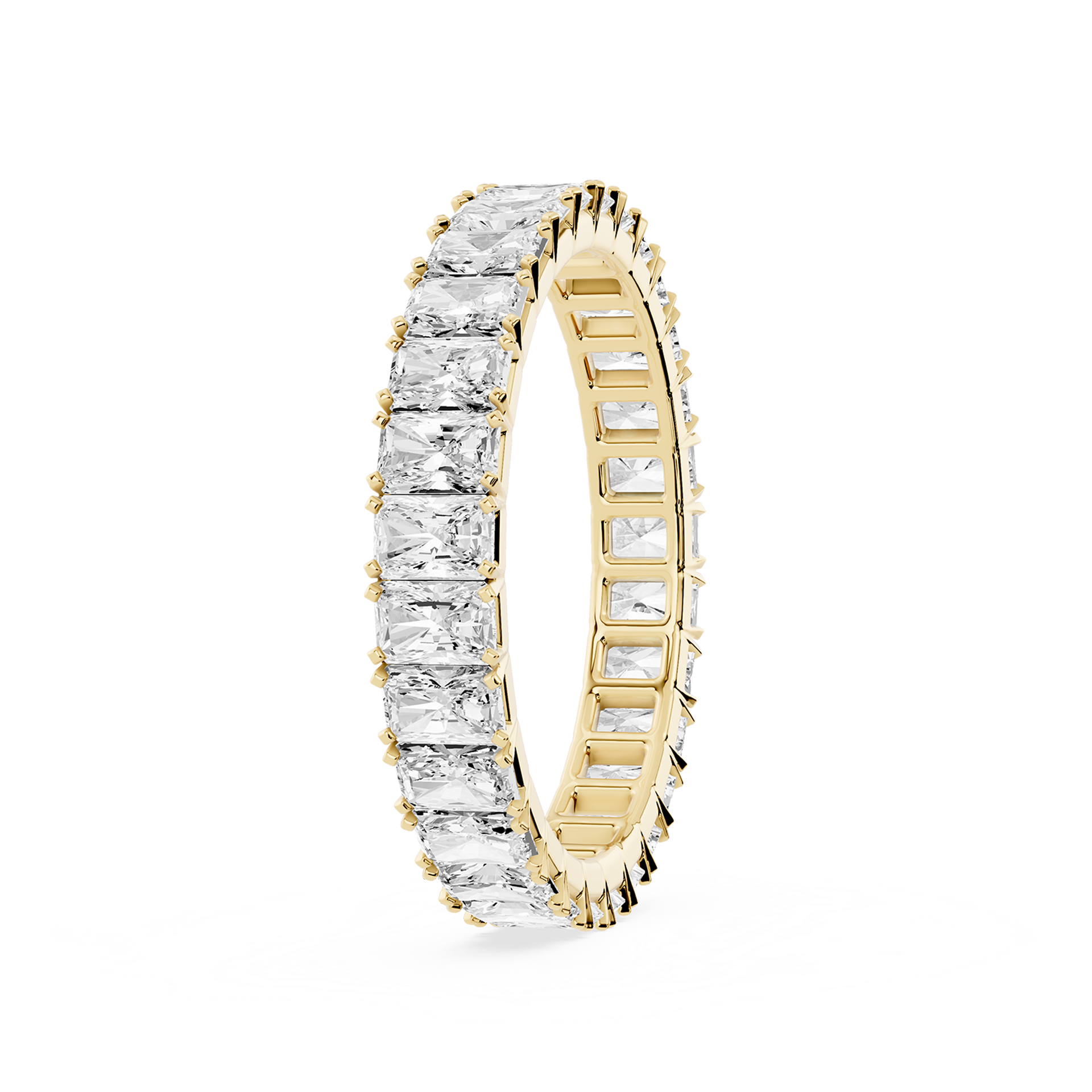Lovea Morgan Eternity Ring Radiantschliff – Gelbgold