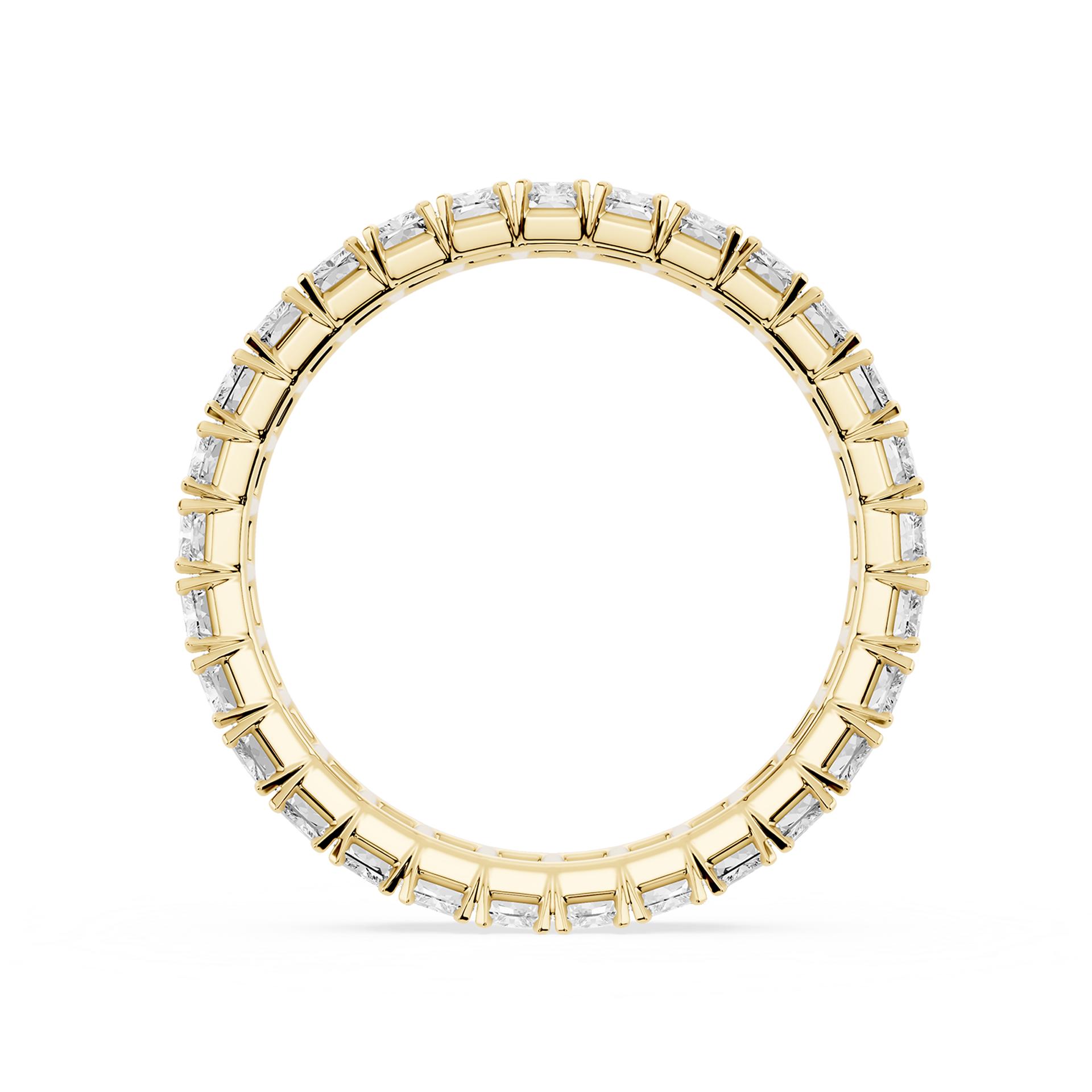 Lovea Morgan Eternity Ring Radiantschliff – Gelbgold