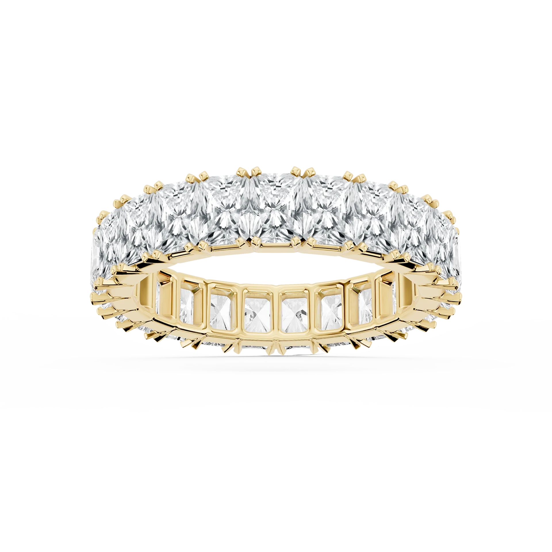 Lovea Morgan Eternity Ring Radiantschliff – Gelbgold