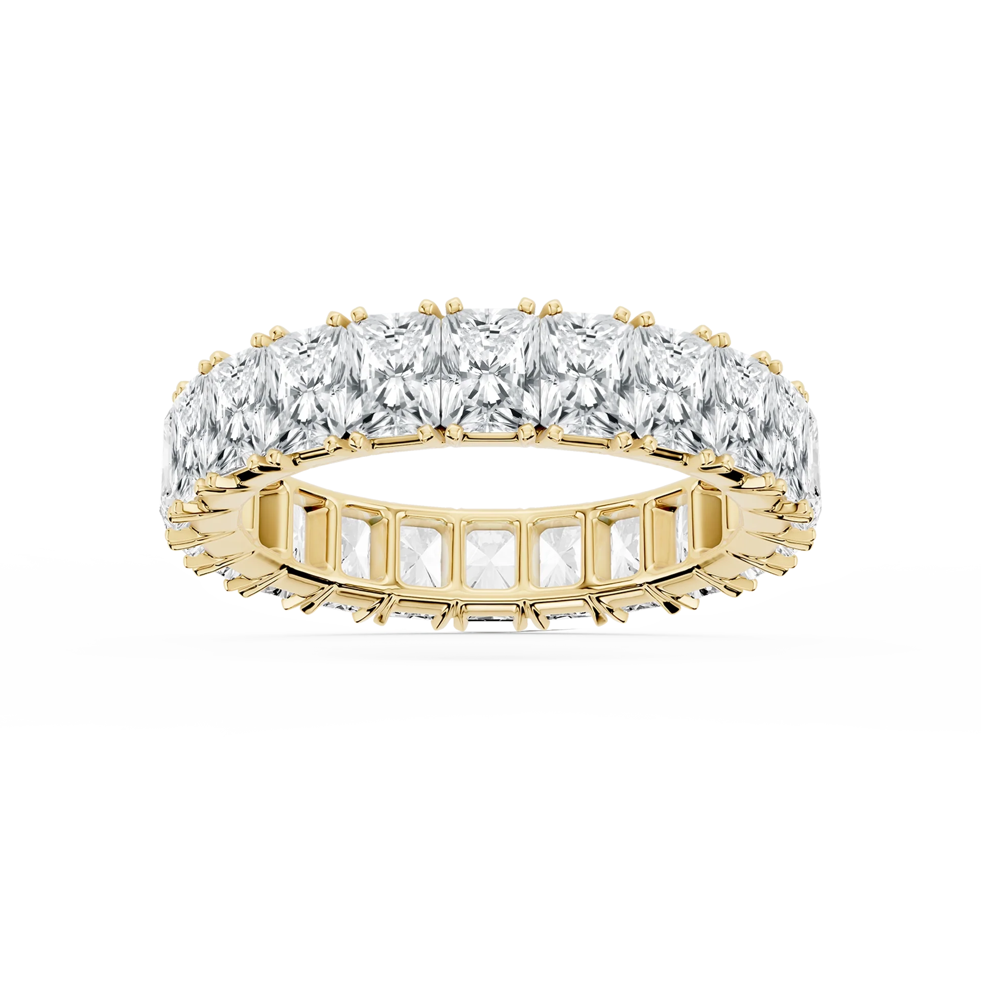 Lovea Morgan Eternity Ring Radiantschliff – Gelbgold