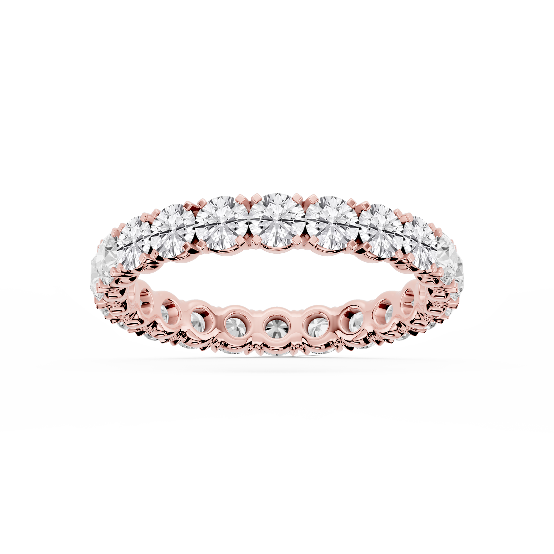Lovea Morgan Eternity Ring Rundschliff – Roségold