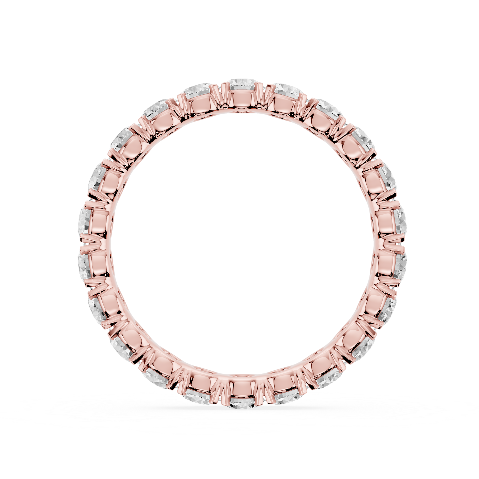 Lovea Morgan Eternity Ring Rundschliff – Roségold