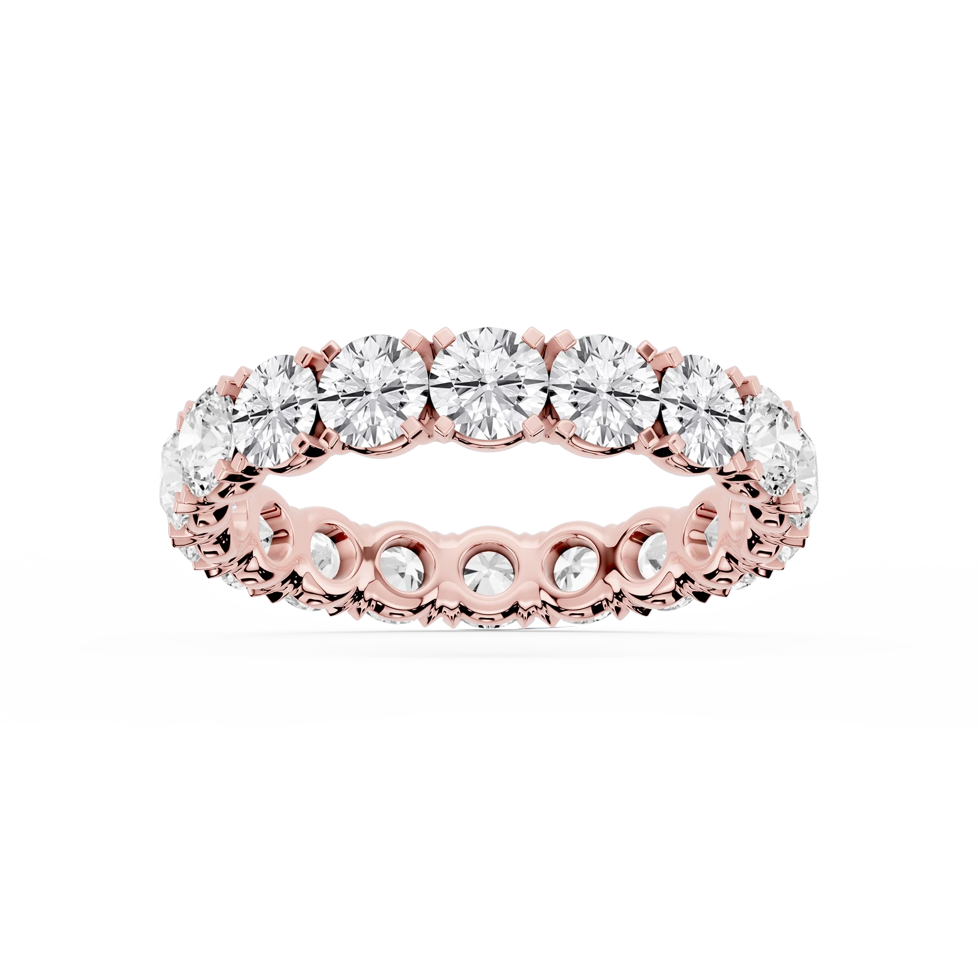 Lovea Morgan Eternity Ring Rundschliff – Roségold