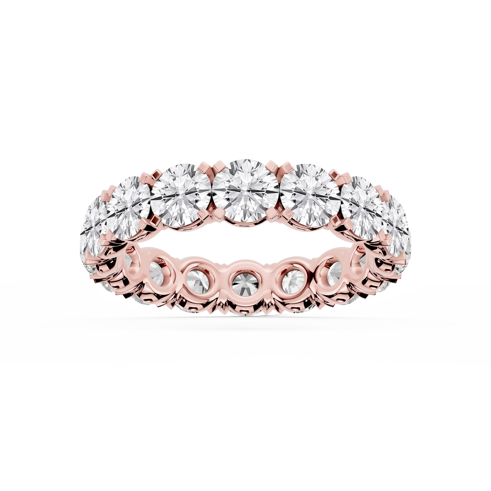Lovea Morgan Eternity Ring Rundschliff – Roségold