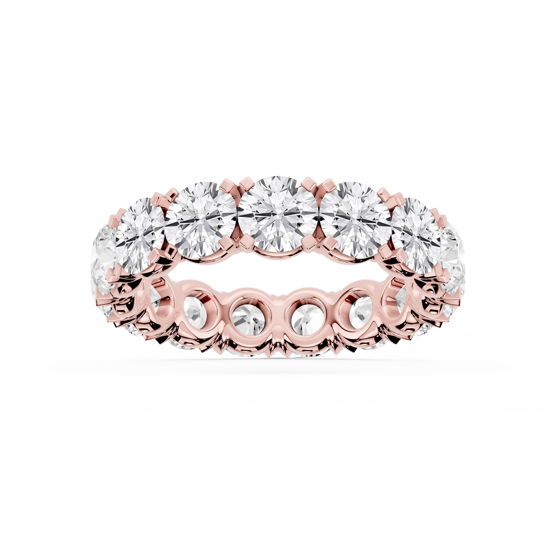 Lovea Morgan Eternity Ring Rundschliff – Roségold