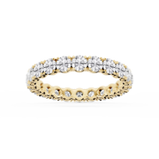 Lovea Morgan Eternity Ring Rundschliff – Gelbgold