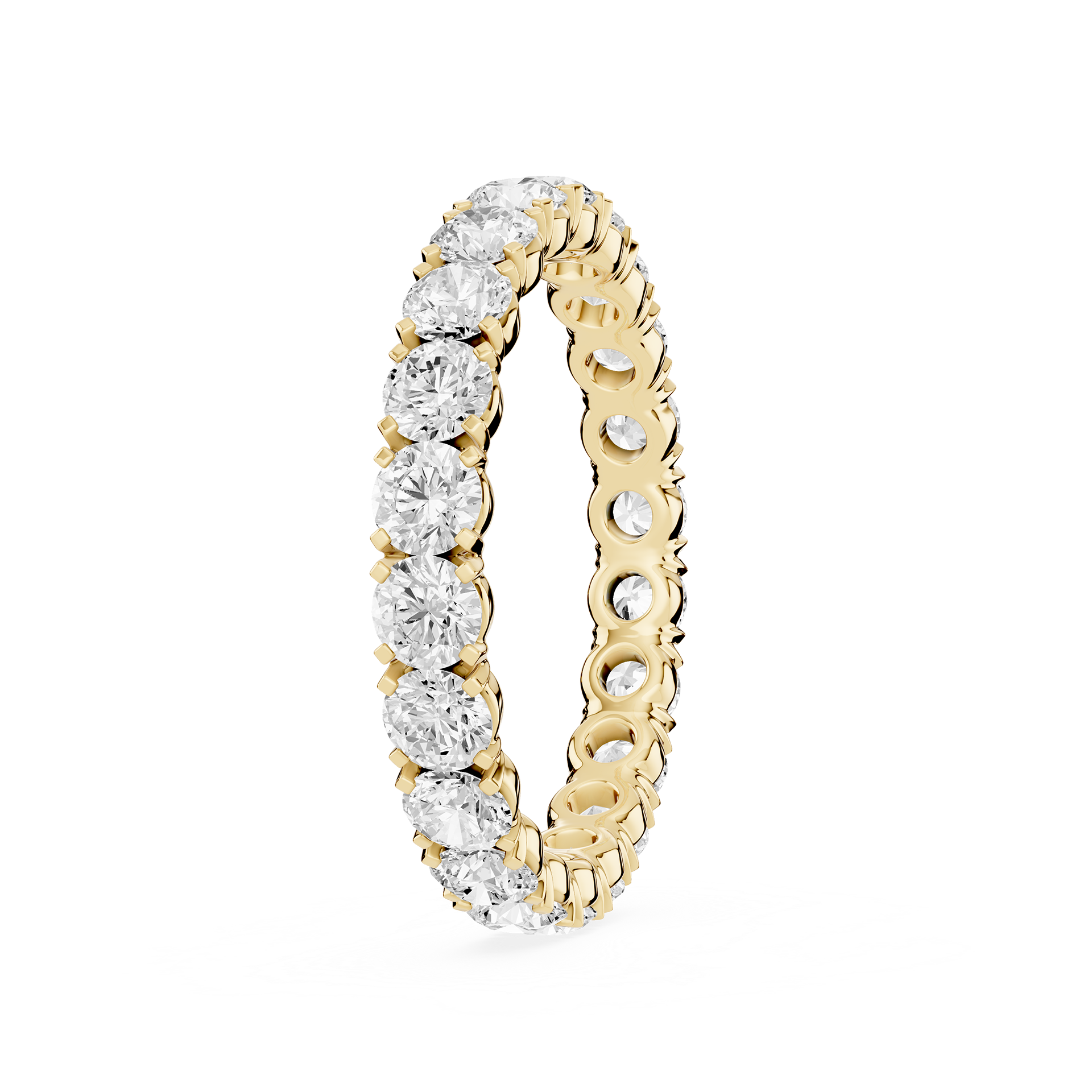 Lovea Morgan Eternity Ring Rundschliff – Gelbgold