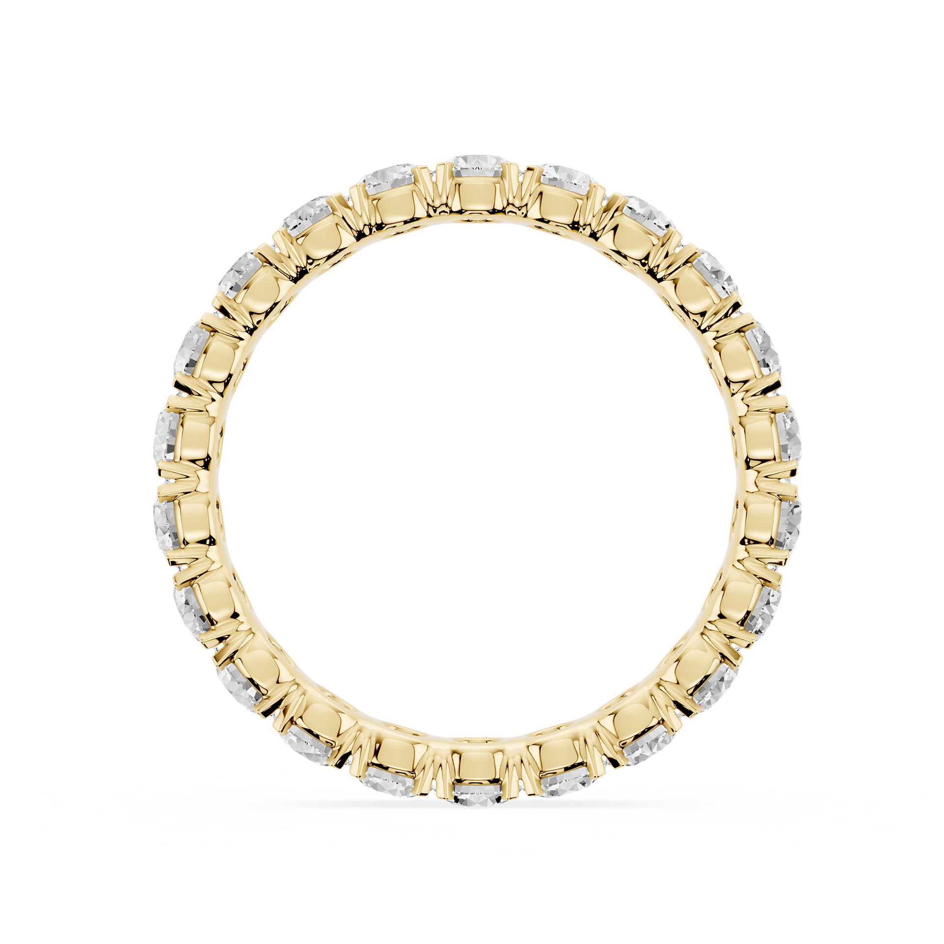 Lovea Morgan Eternity Ring Rundschliff – Gelbgold