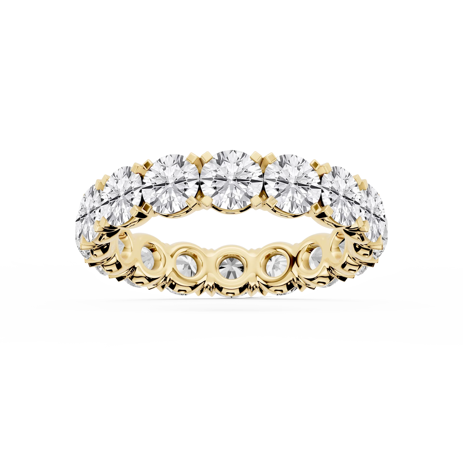 Lovea Morgan Eternity Ring Rundschliff – Gelbgold