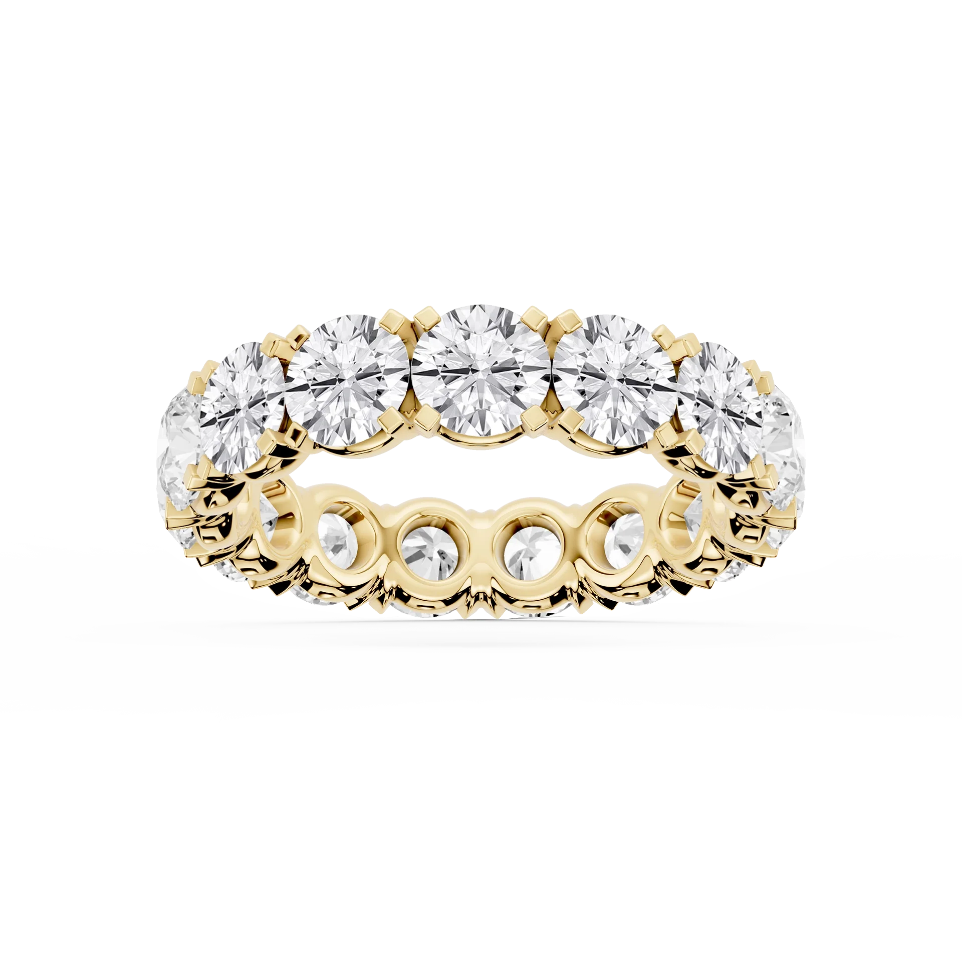 Lovea Morgan Eternity Ring Rundschliff – Gelbgold