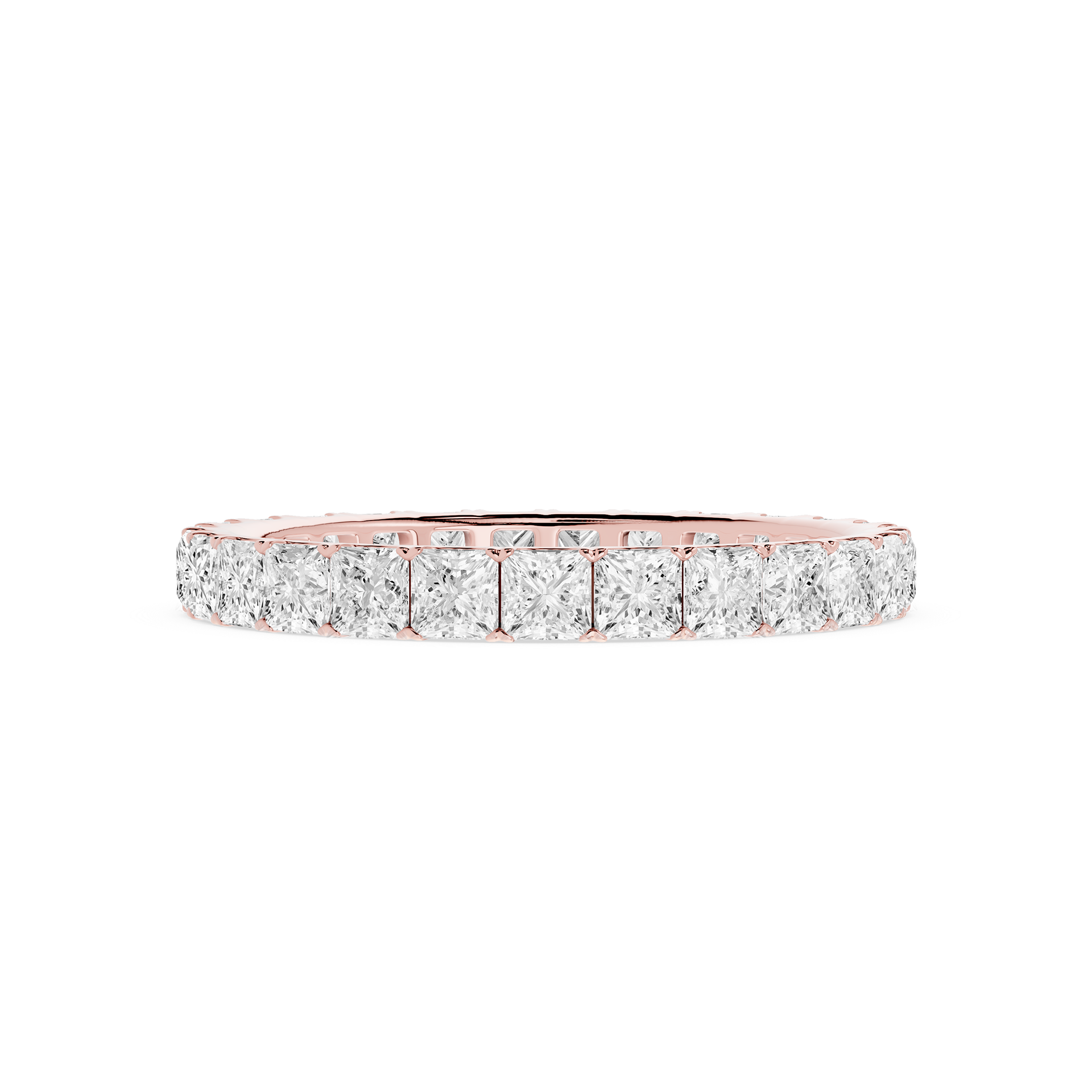Lovea Nicole Eternity Ring Prinzessschliff – Roségold