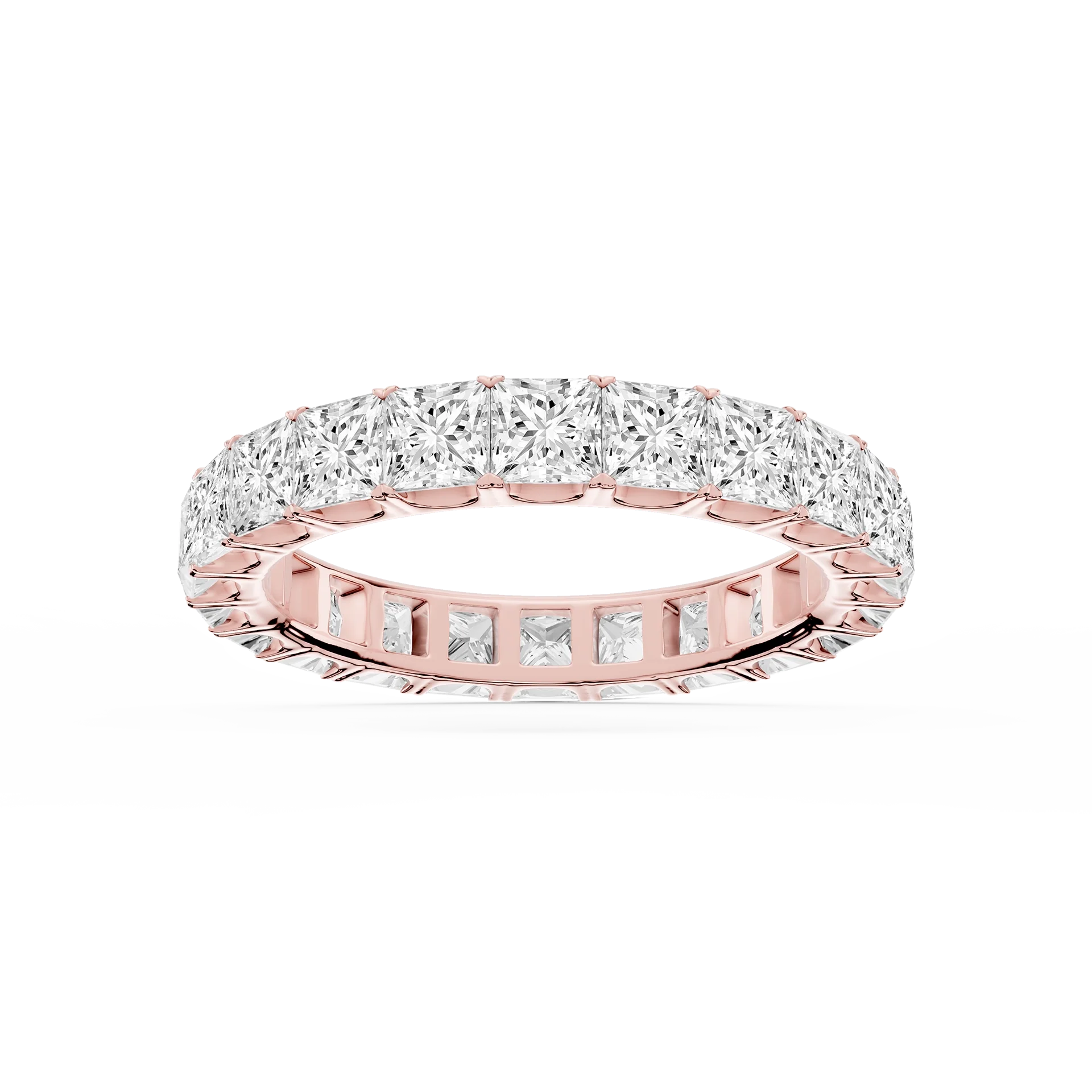 Lovea Nicole Eternity Ring Prinzessschliff – Roségold