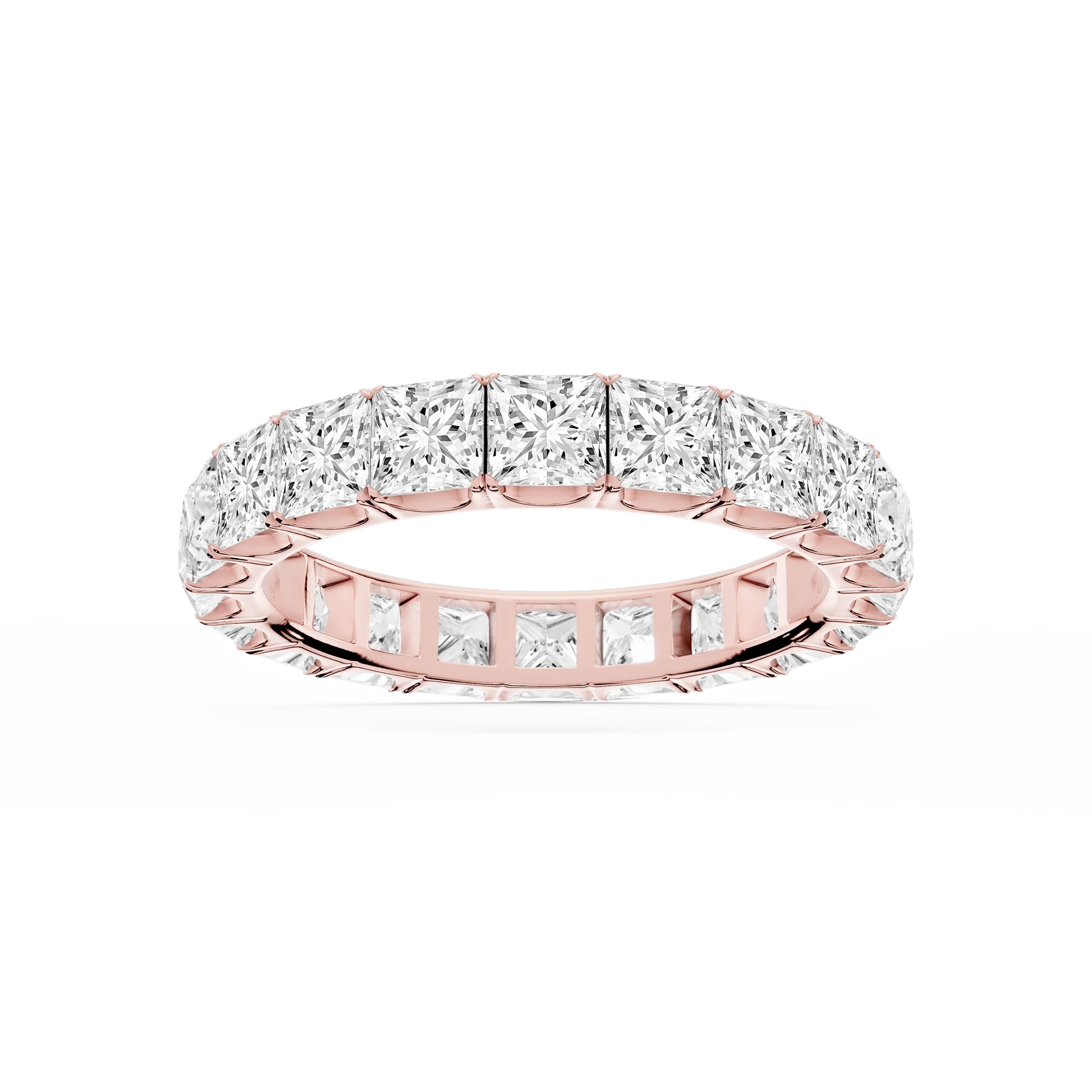 Lovea Nicole Eternity Ring Prinzessschliff – Roségold