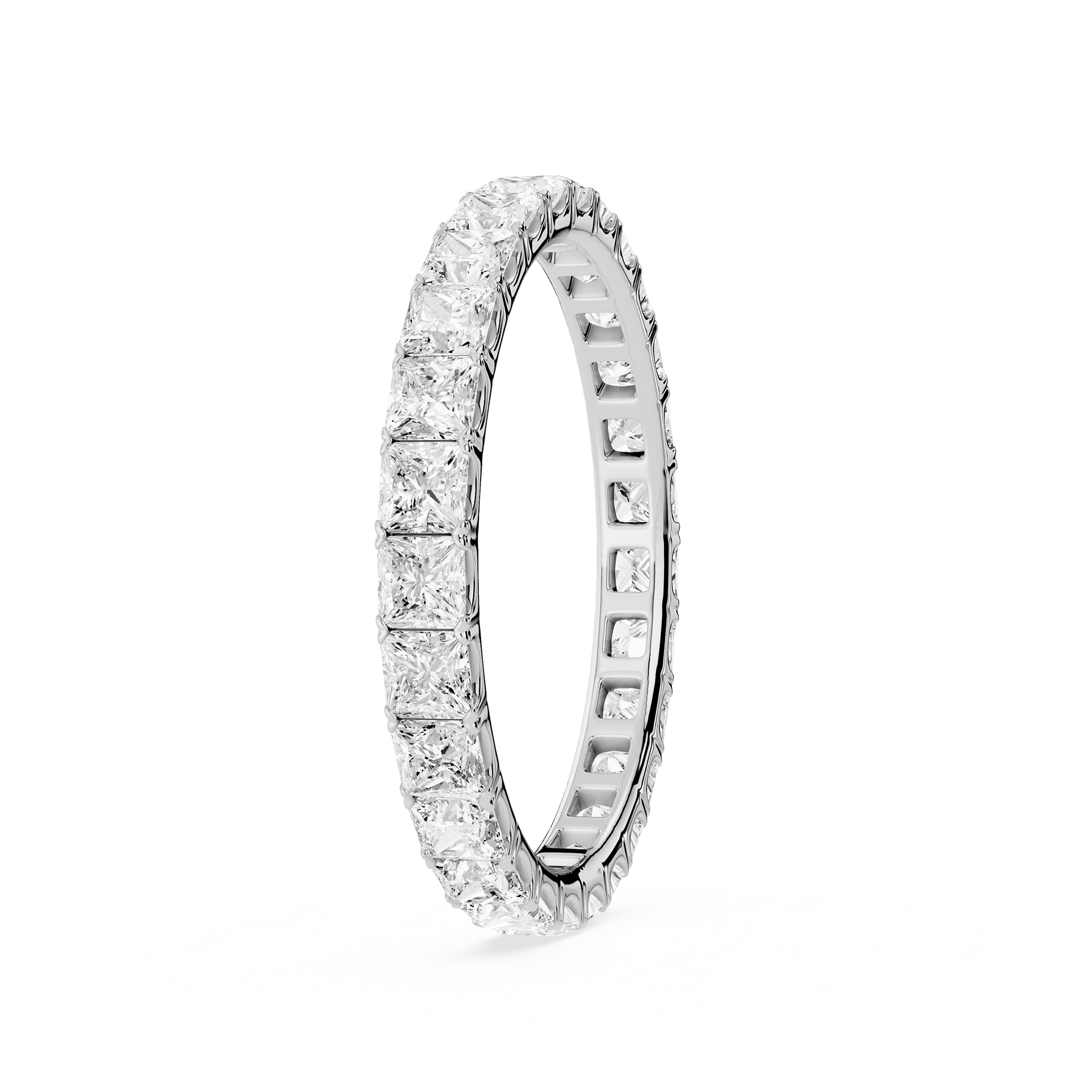 Lovea Nicole Eternity Ring Prinzessschliff – Weißgold