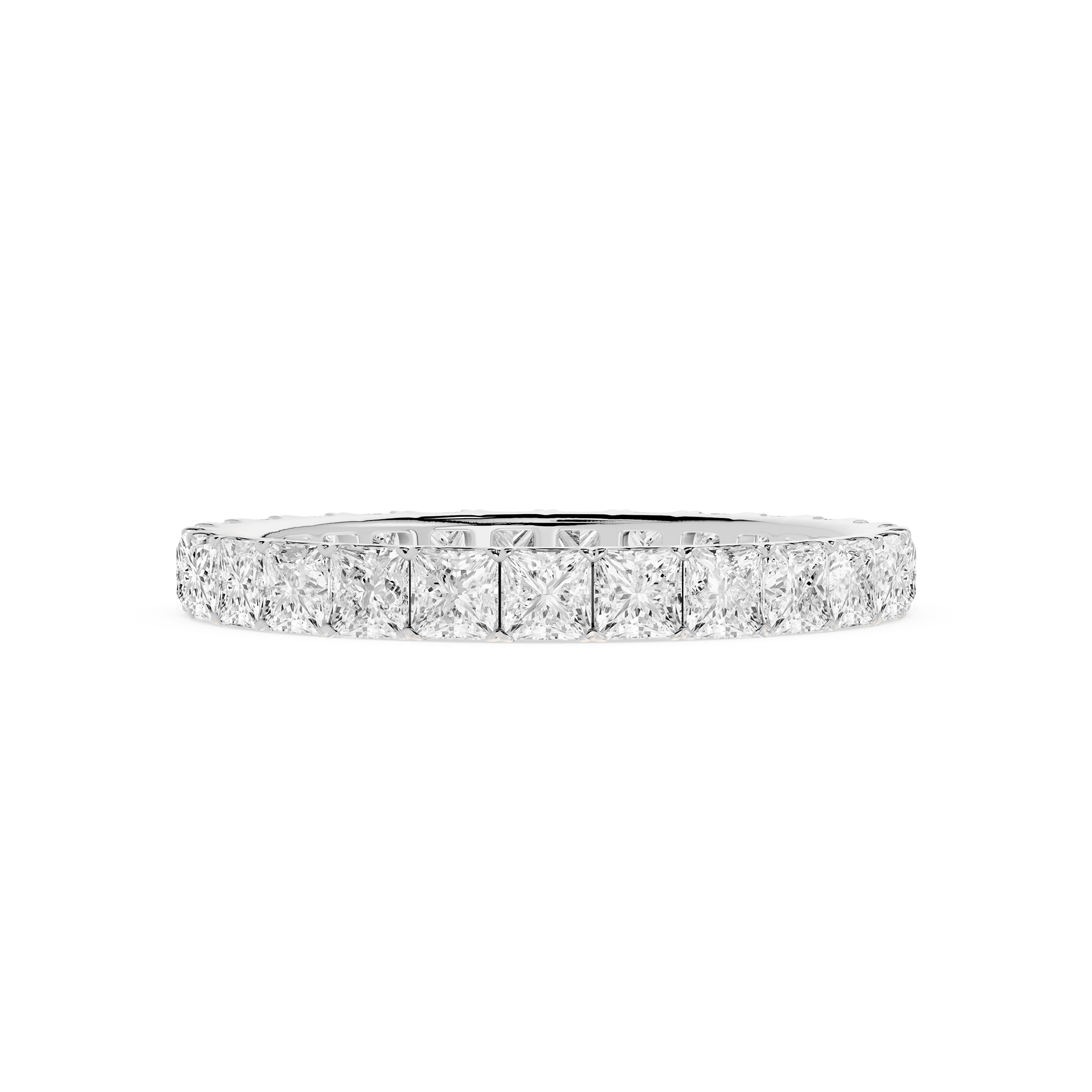 Lovea Nicole Eternity Ring Prinzessschliff – Weißgold
