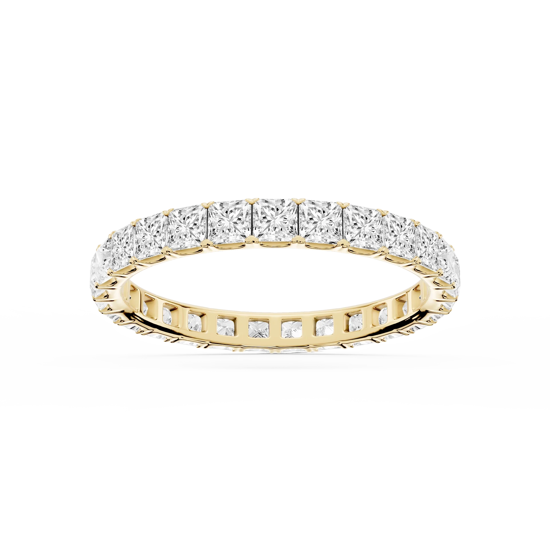 Lovea Nicole Eternity Ring Prinzessschliff – Gelbgold