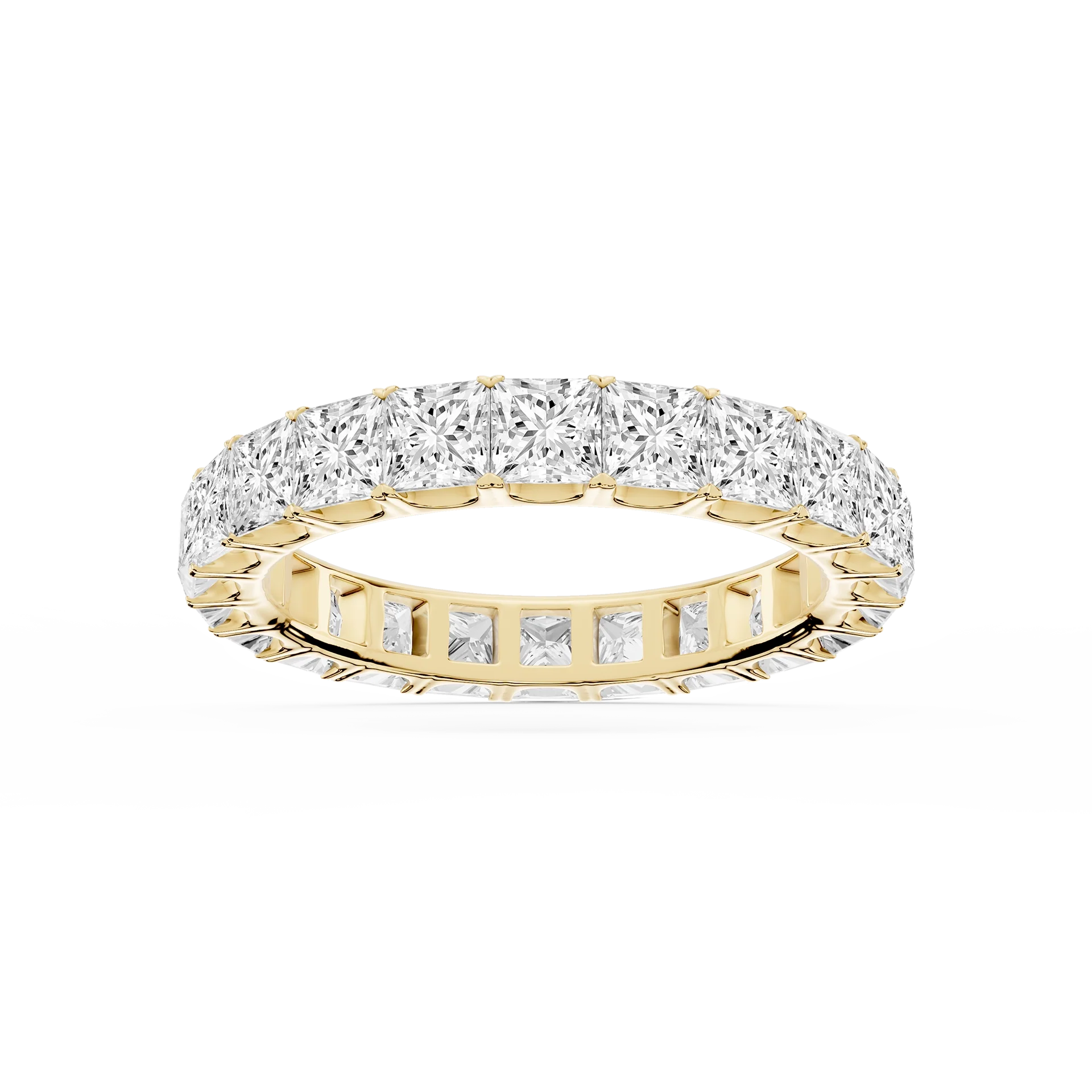 Lovea Nicole Eternity Ring Prinzessschliff – Gelbgold