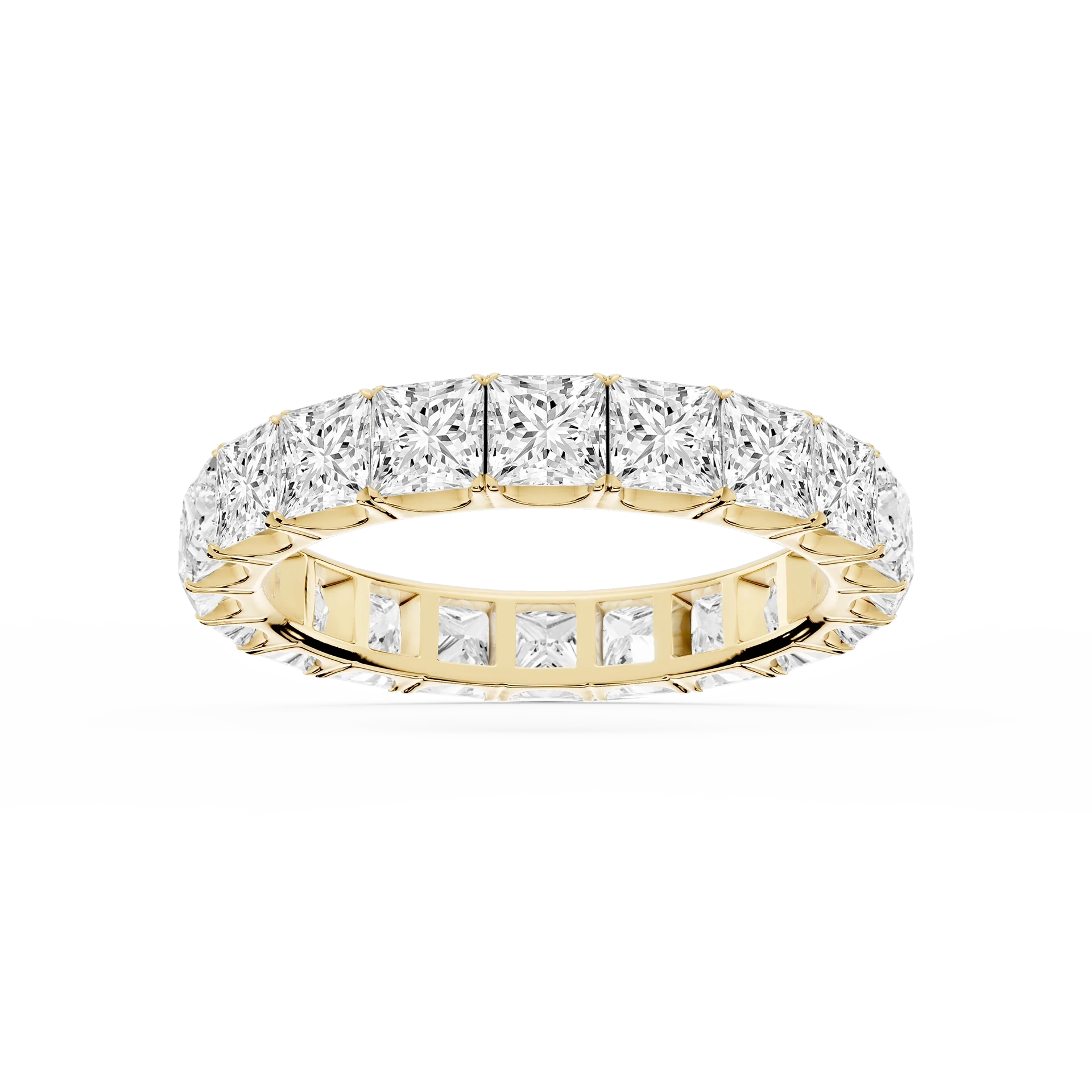 Lovea Nicole Eternity Ring Prinzessschliff – Gelbgold