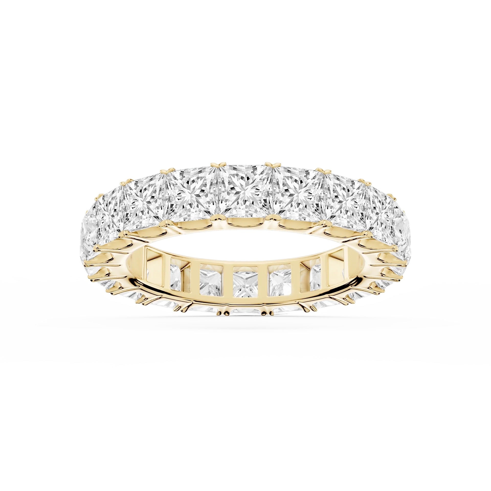 Lovea Nicole Eternity Ring Prinzessschliff – Gelbgold