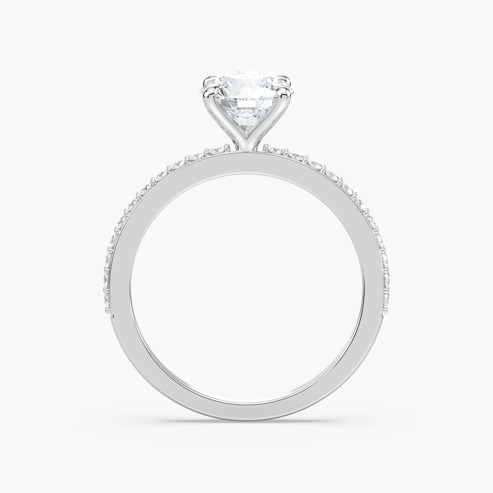 Olivia Verlobungsring – Weißgold