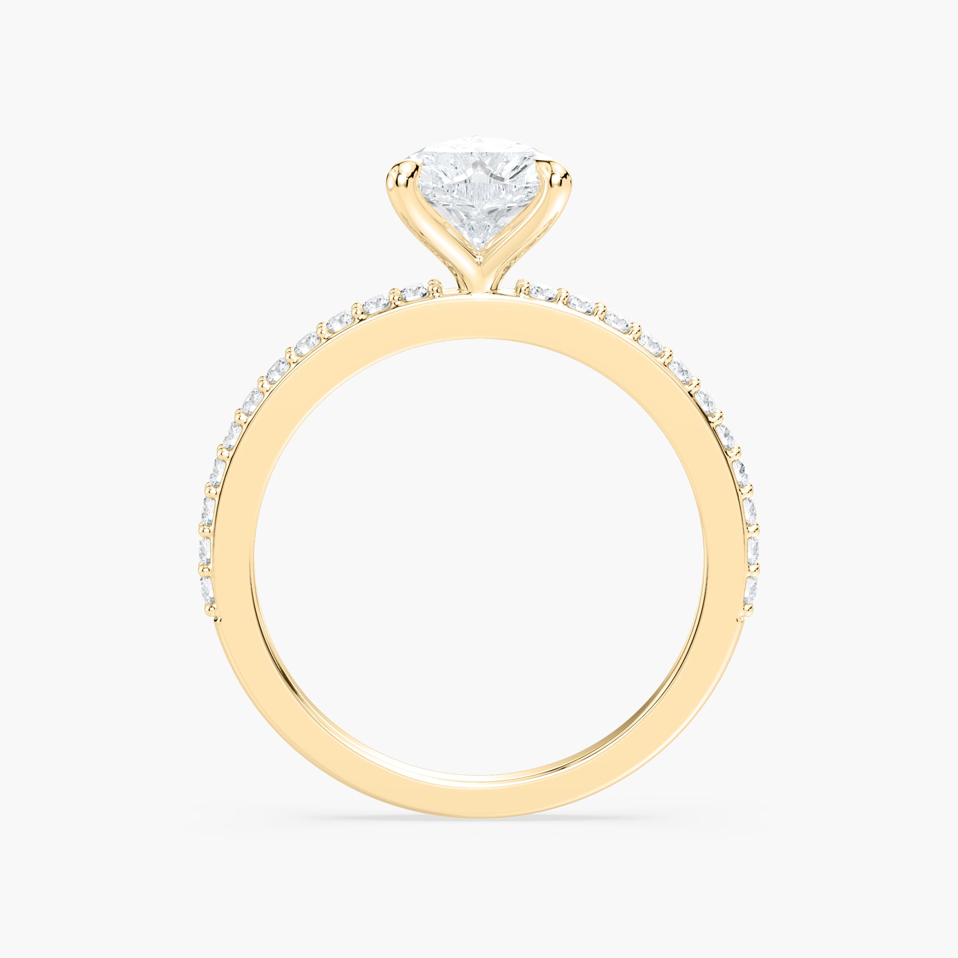 Olivia Verlobungsring – Gelbgold