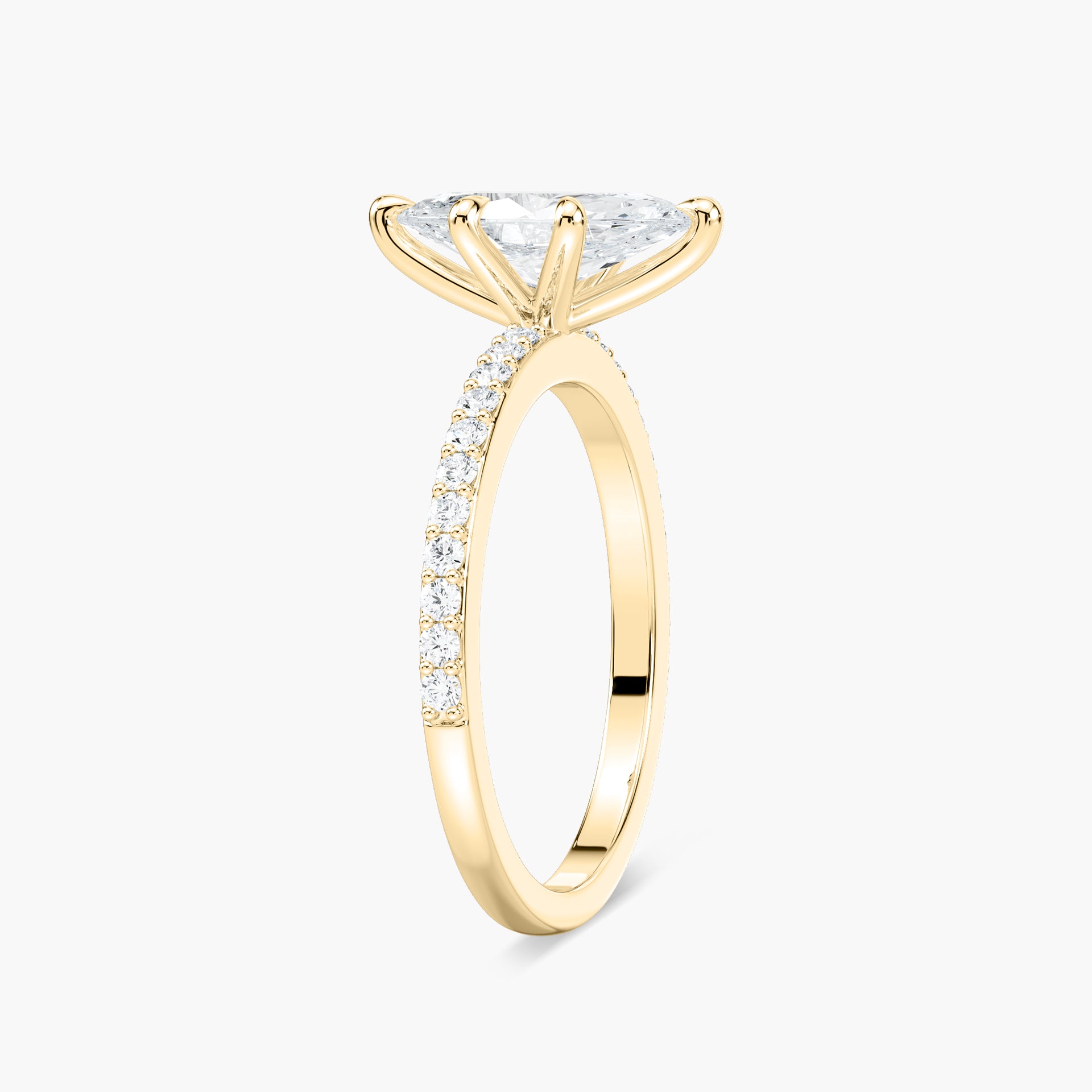 Olivia Verlobungsring – Gelbgold