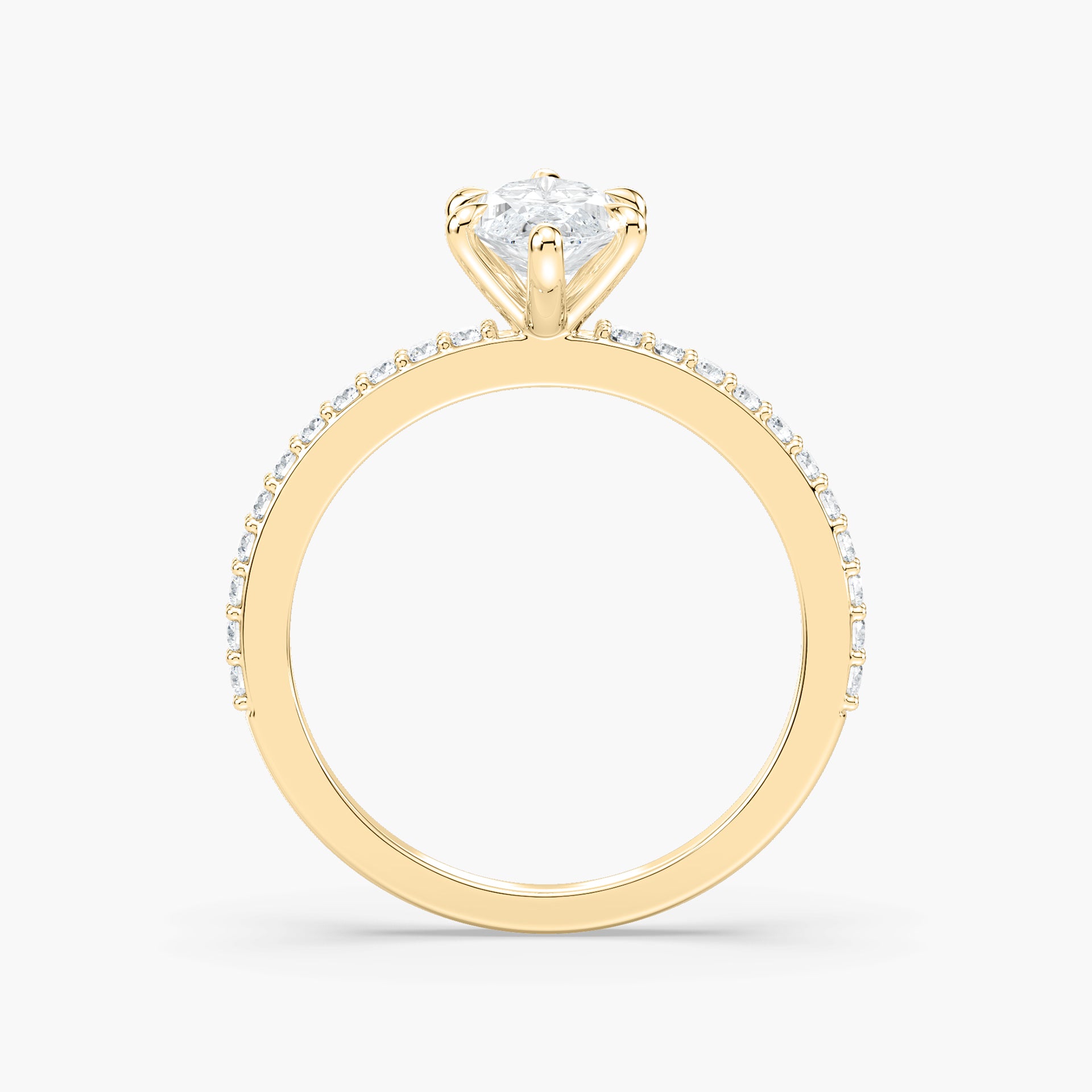 Olivia Verlobungsring – Gelbgold