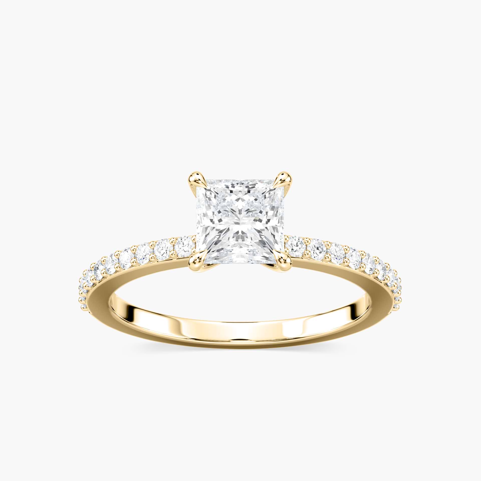 Olivia Verlobungsring – Gelbgold