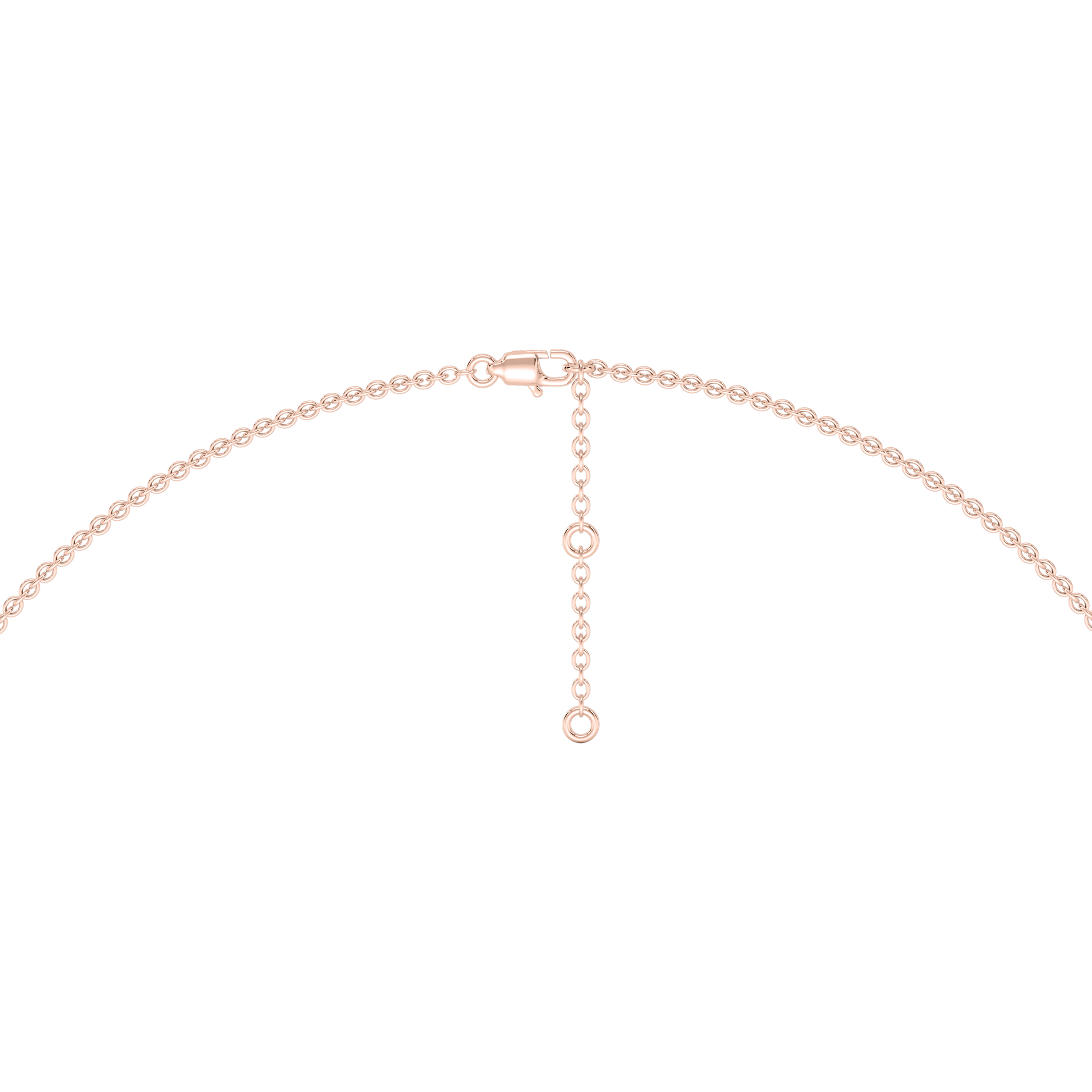 Lovea Solitär Anhänger – Ovalschliff – Roségold