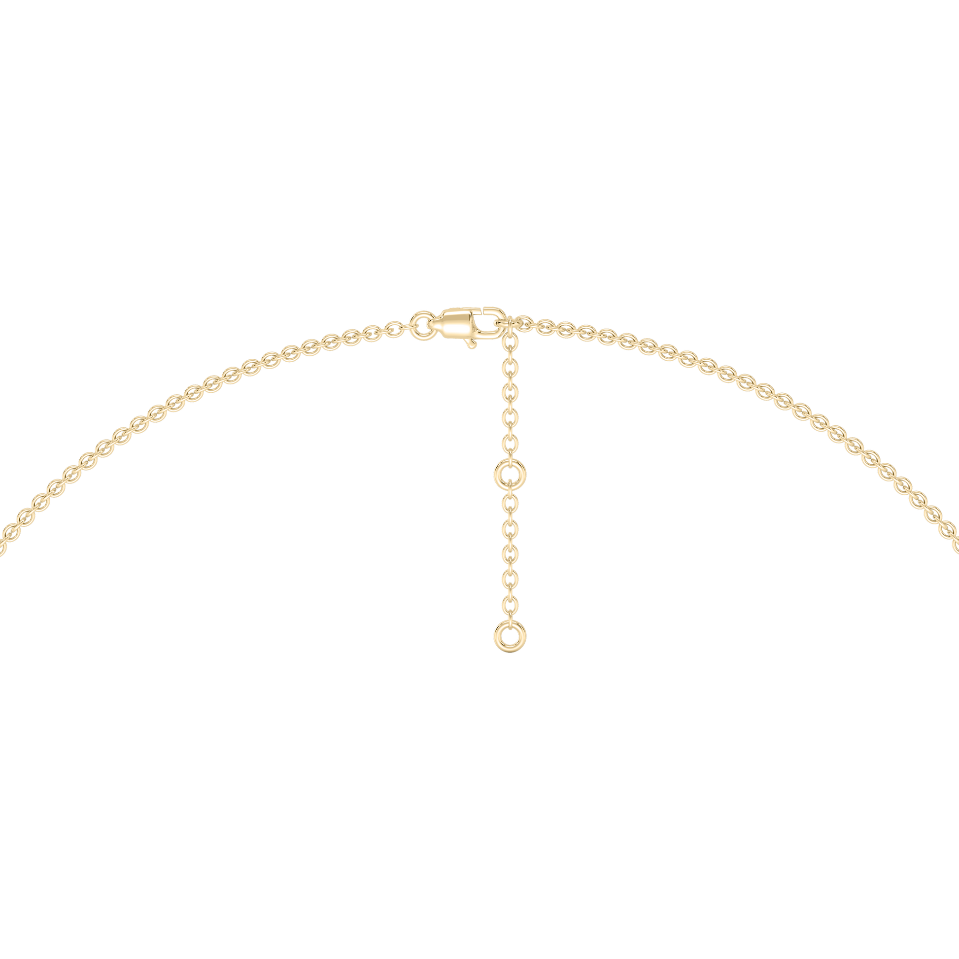 Lovea Solitär Anhänger – Ovalschliff – Gelbgold