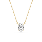 Lovea Classic Anhänger – Ovalschliff – Gelbgold
