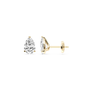 Lovea Martini Ohrstecker Sicherheitsverschluss – Tropfenschliff – Gelbgold