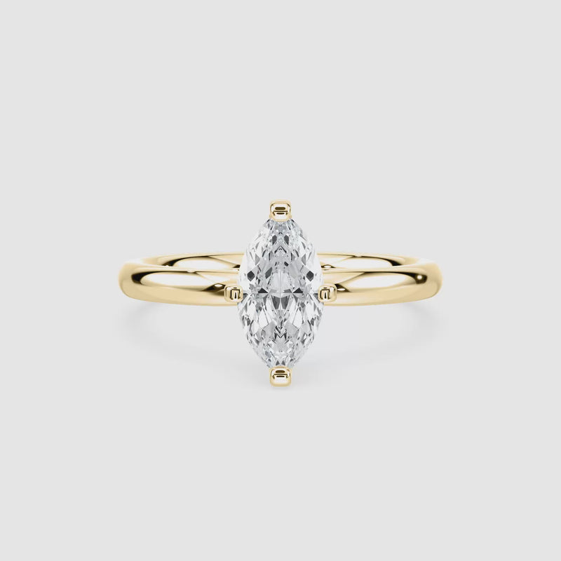 Lauren Solitaire Verlobungsring – Marquiseschliff – Video