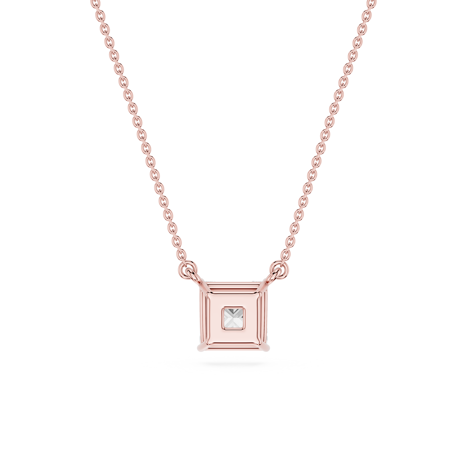Lovea Classic Anhänger – Prinzessschliff – Roségold