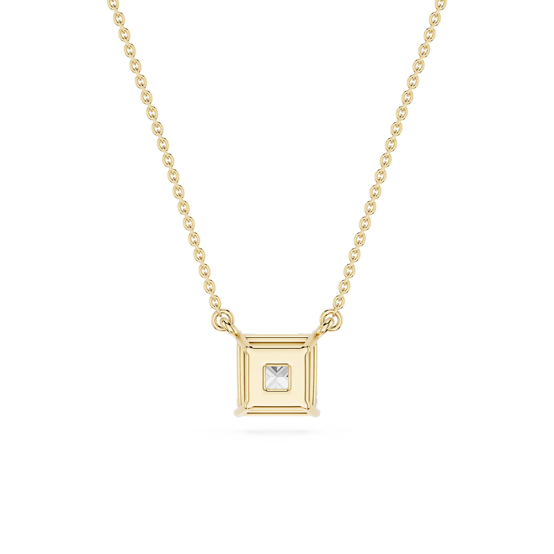 Lovea Classic Anhänger – Prinzessschliff – Gelbgold