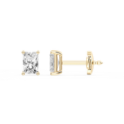 Lovea Classic Ohrstecker Sicherheitsverschluss – Radiantschliff – Gelbgold