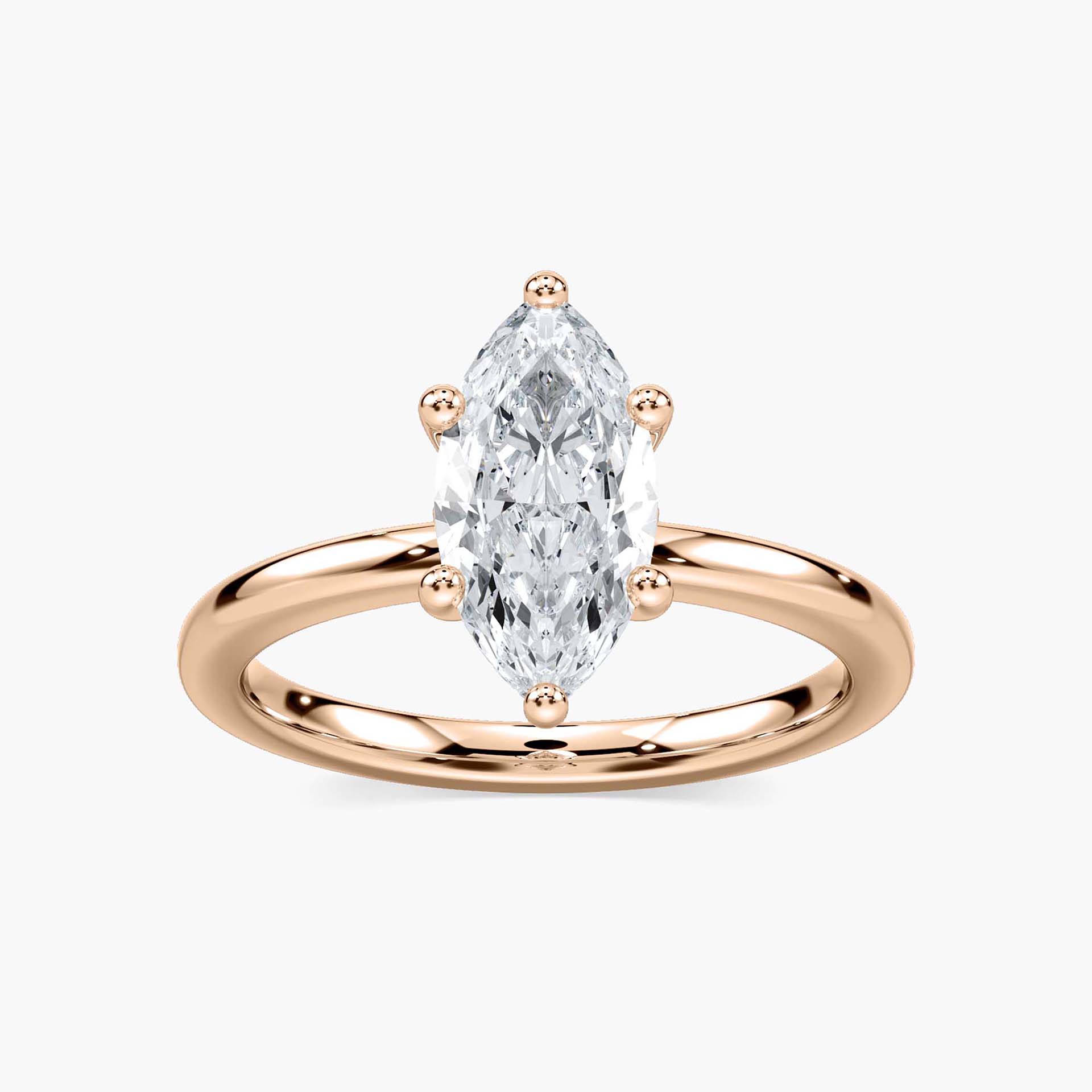 Rosey Verlobungsring – Roségold