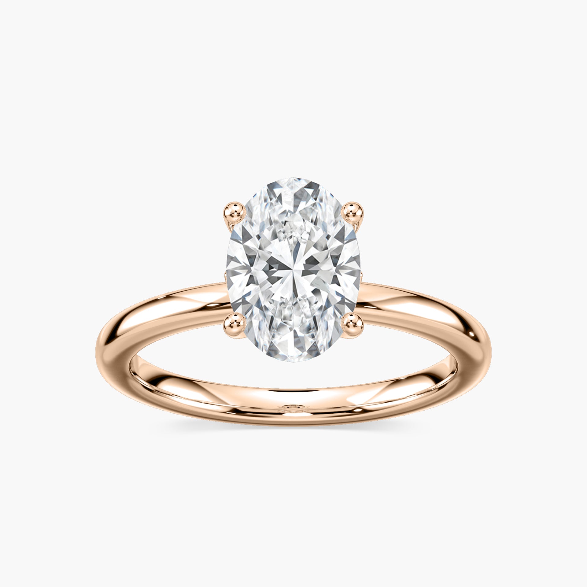 Rosey Verlobungsring – Roségold