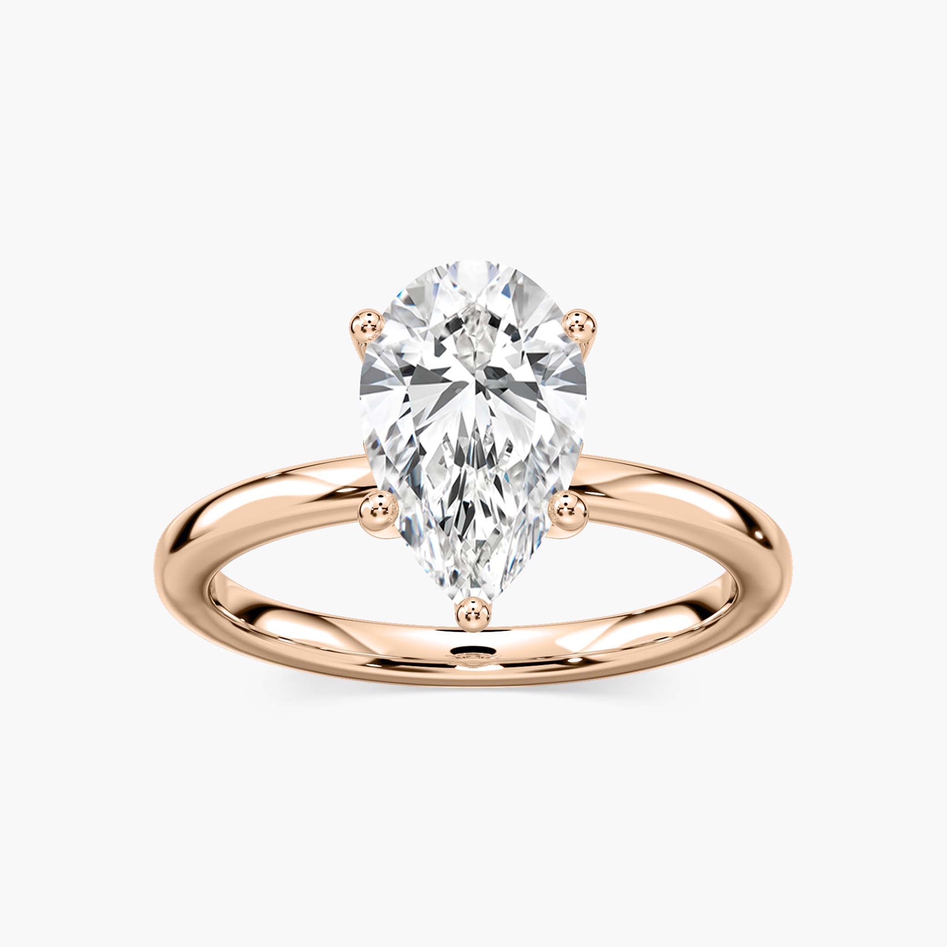 Rosey Verlobungsring – Roségold