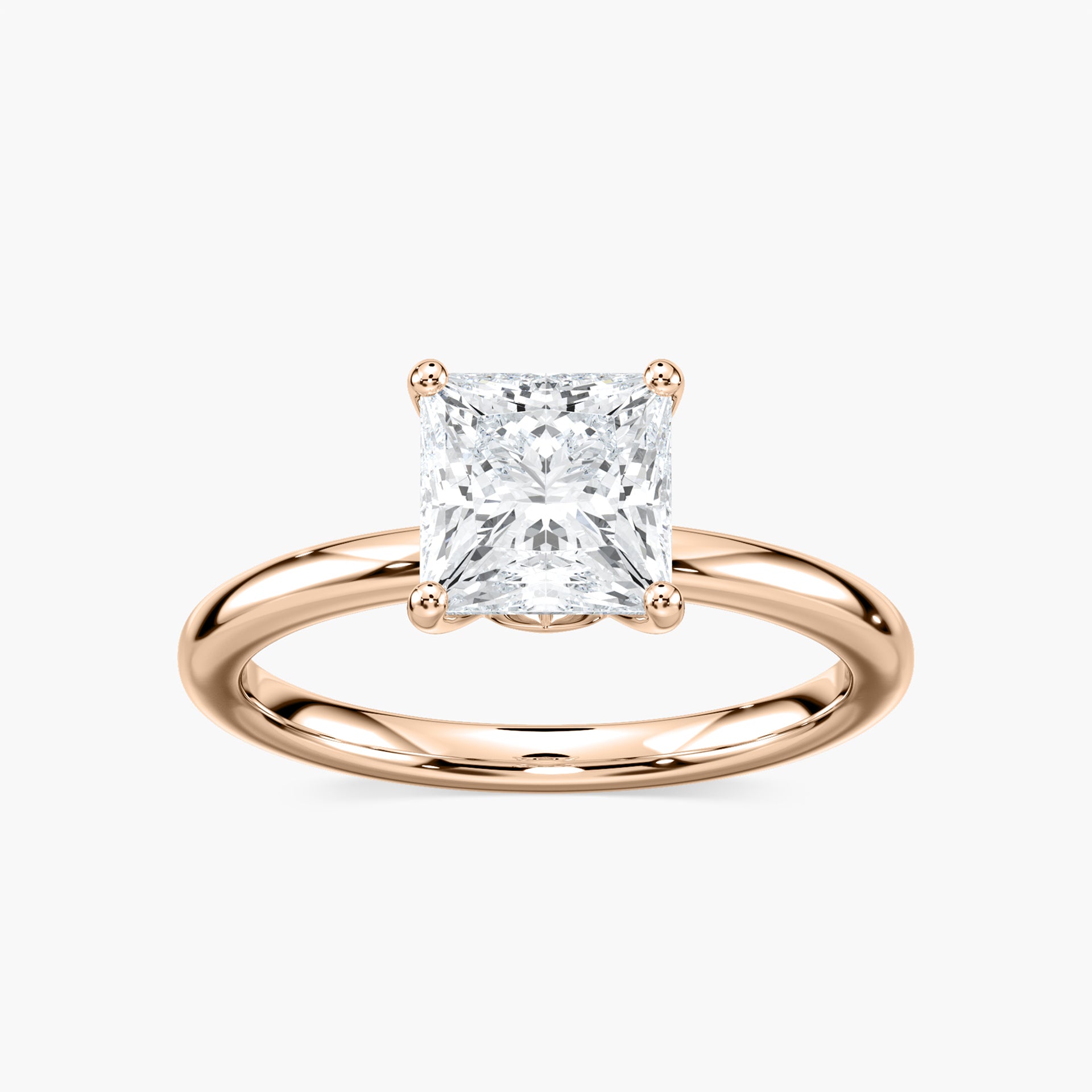 Rosey Verlobungsring – Roségold