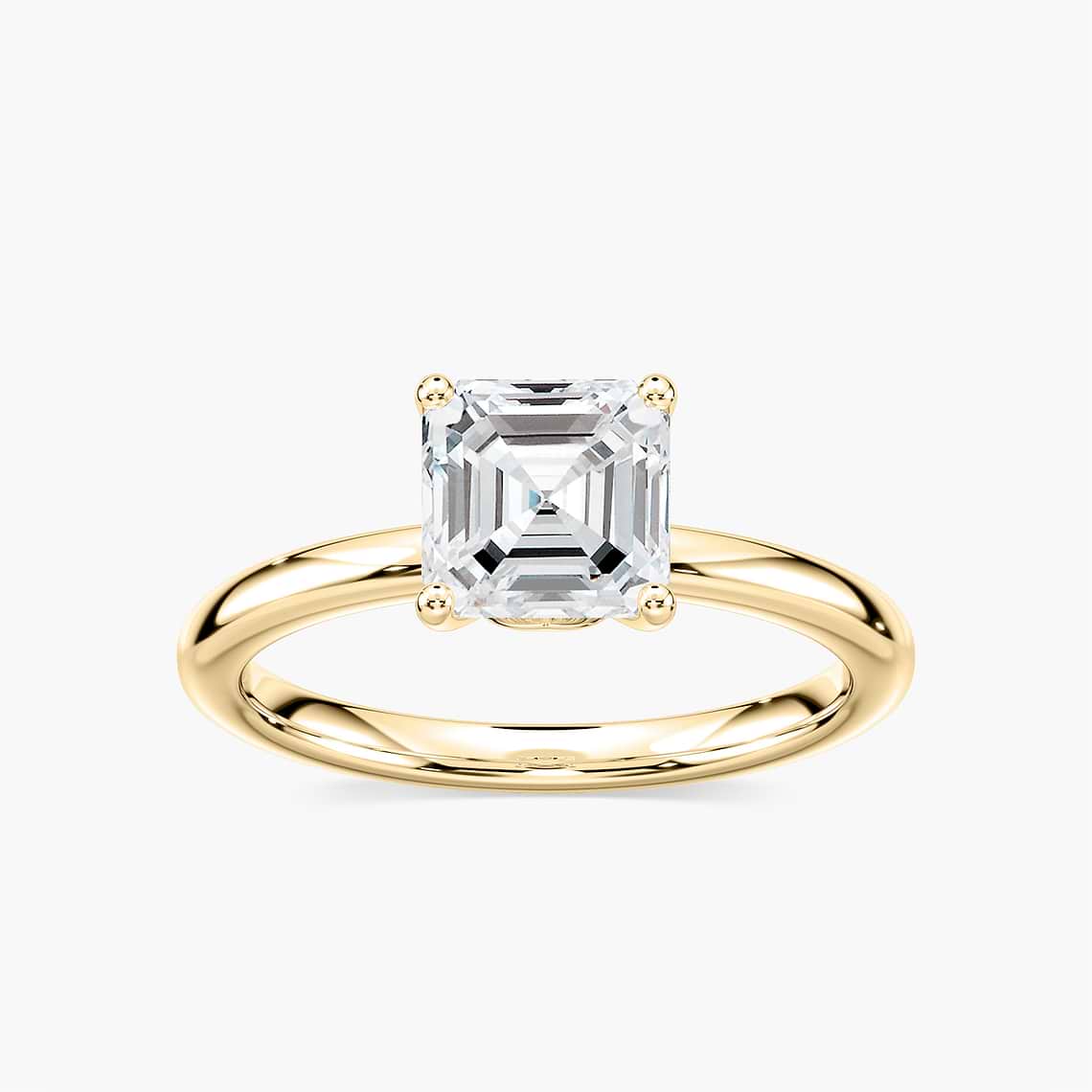 Rosey Verlobungsring – Gelbgold