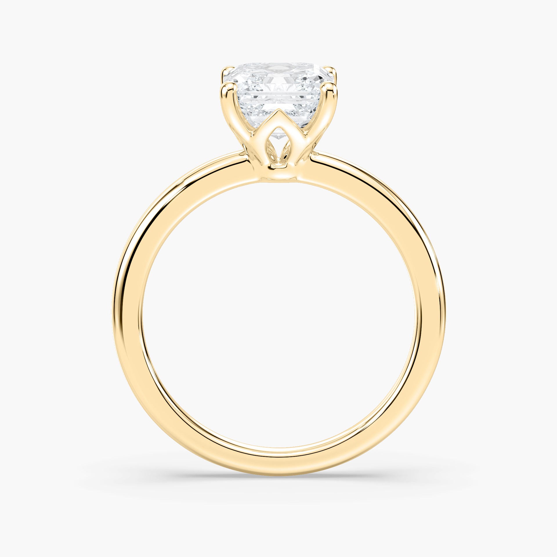 Rosey Verlobungsring – Gelbgold
